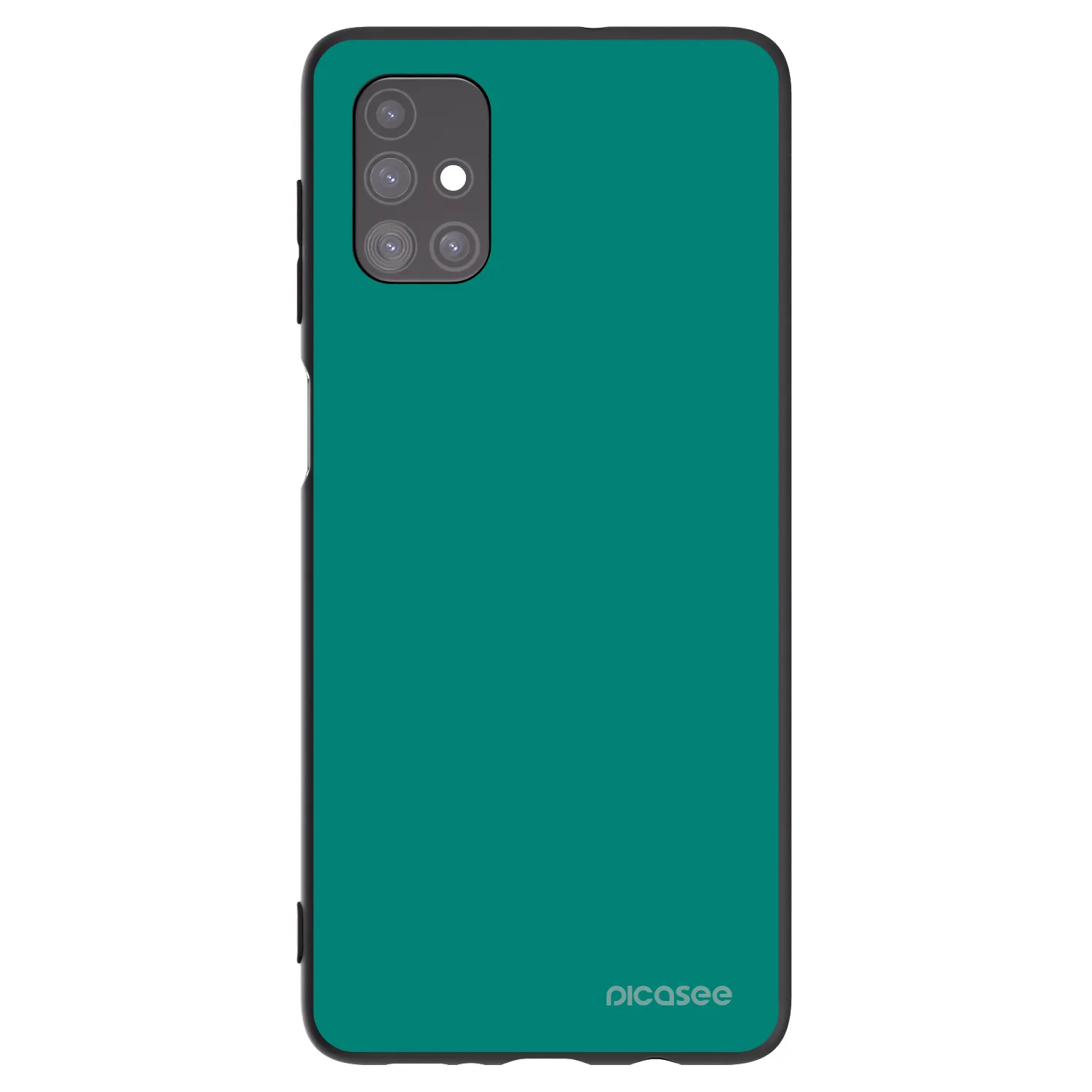 Picasee fekete szilikon tok az alábbi mobiltelefonokra Samsung Galaxy M51 M515F - Emerald Mist