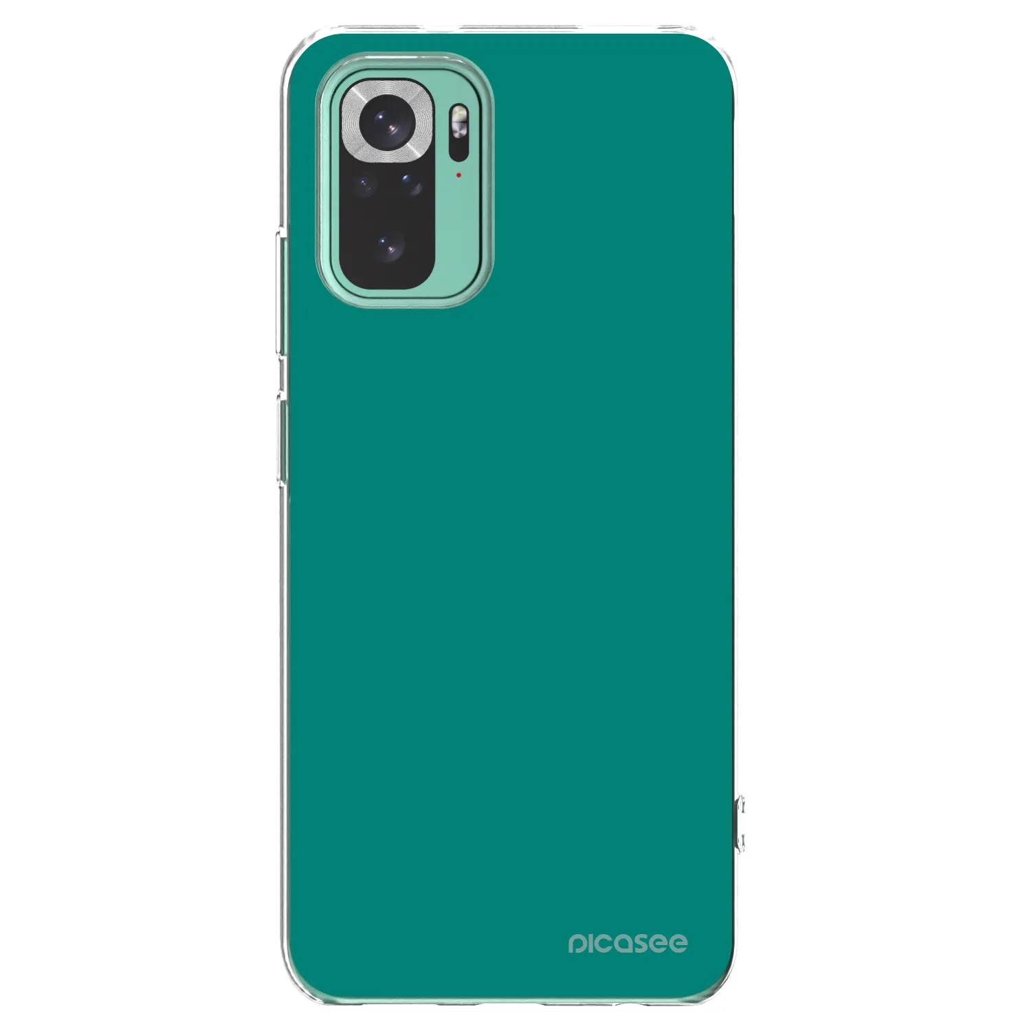Picasee átlátszó szilikon tok az alábbi mobiltelefonokra Xiaomi Redmi Note 10 Pro - Emerald Mist