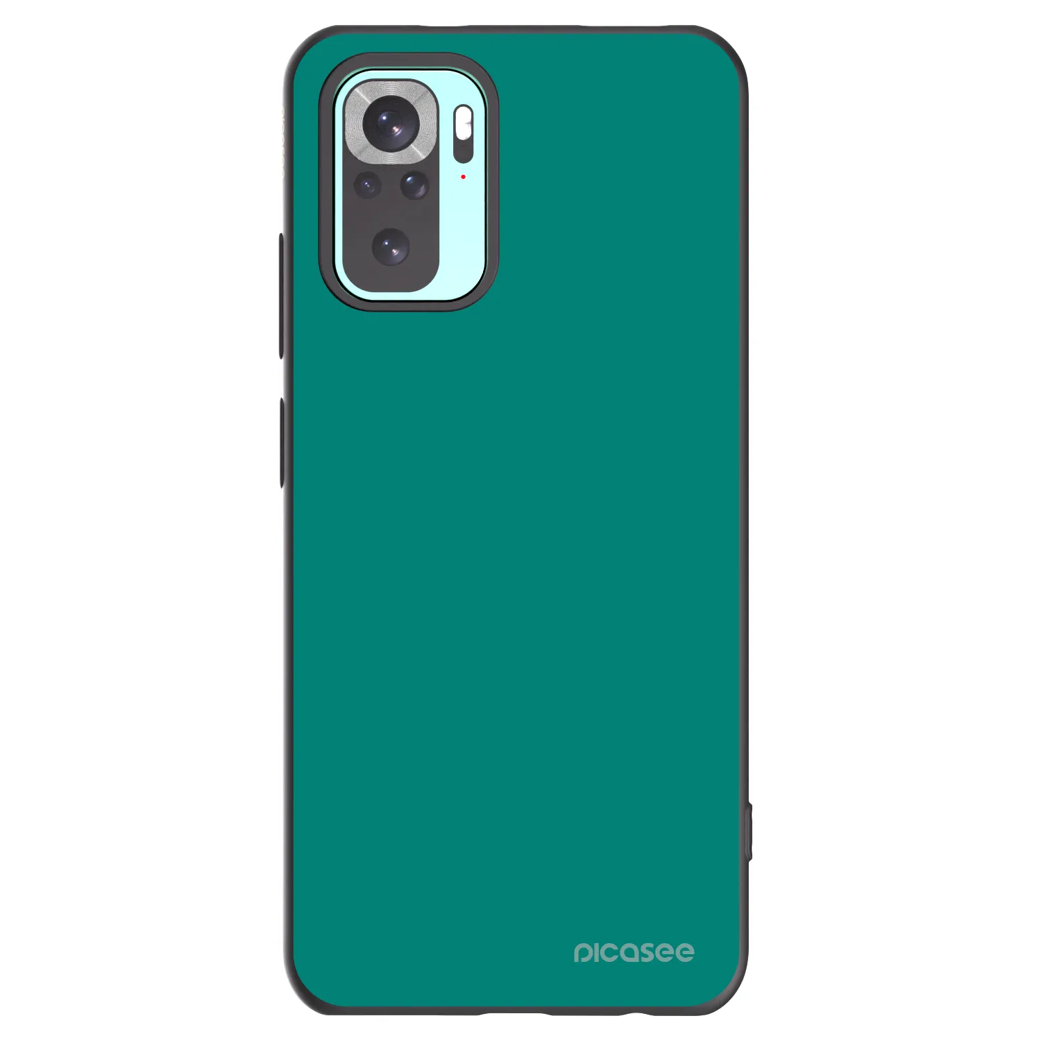 Picasee fekete szilikon tok az alábbi mobiltelefonokra Xiaomi Redmi Note 10 Pro - Emerald Mist