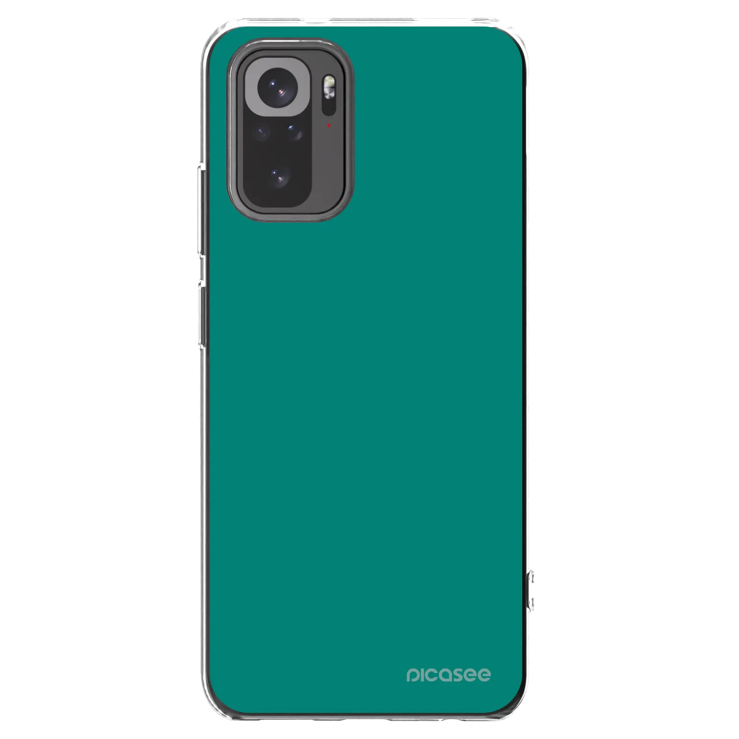 Picasee átlátszó szilikon tok az alábbi mobiltelefonokra Xiaomi Redmi Note 10S - Emerald Mist