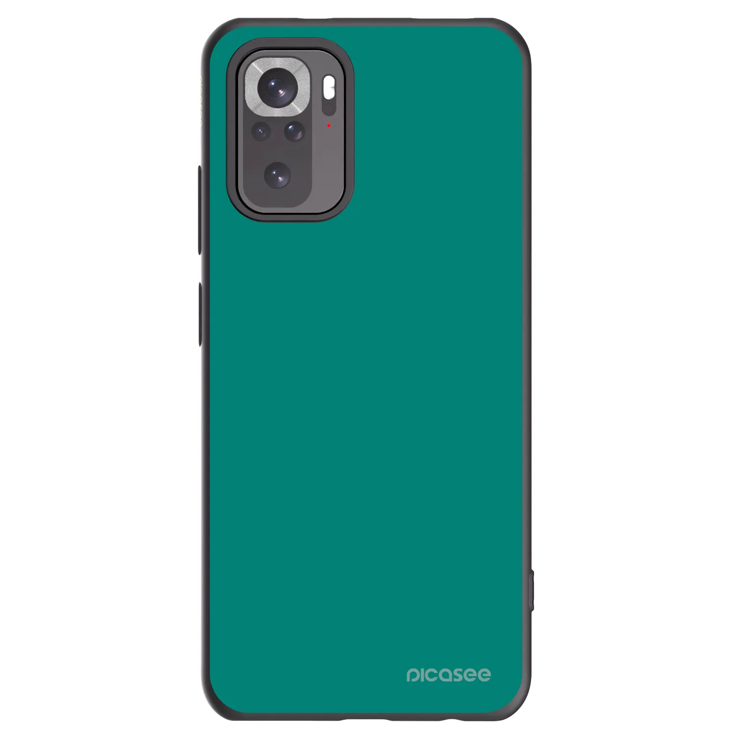 Picasee fekete szilikon tok az alábbi mobiltelefonokra Xiaomi Redmi Note 10S - Emerald Mist