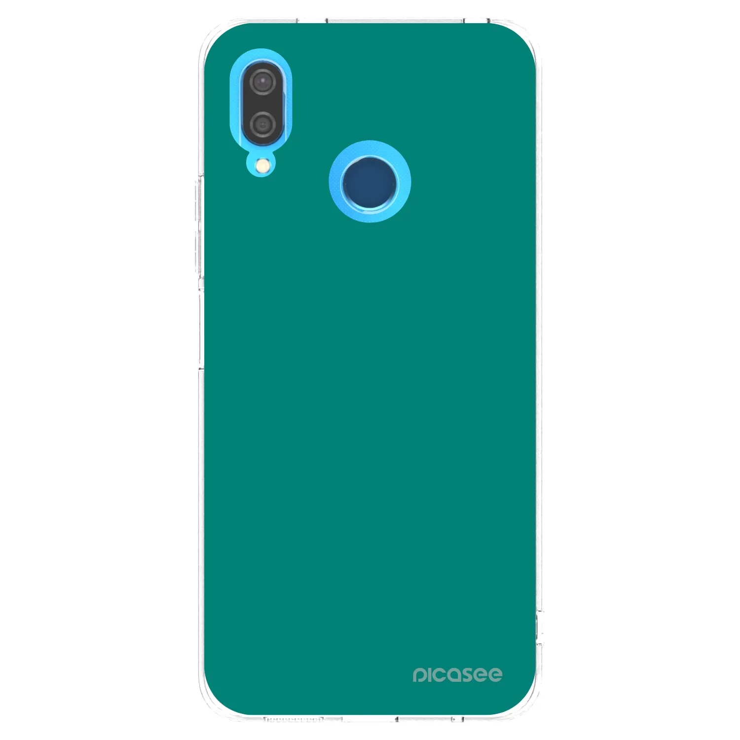 Picasee átlátszó szilikon tok az alábbi mobiltelefonokra Huawei P20 Lite - Emerald Mist