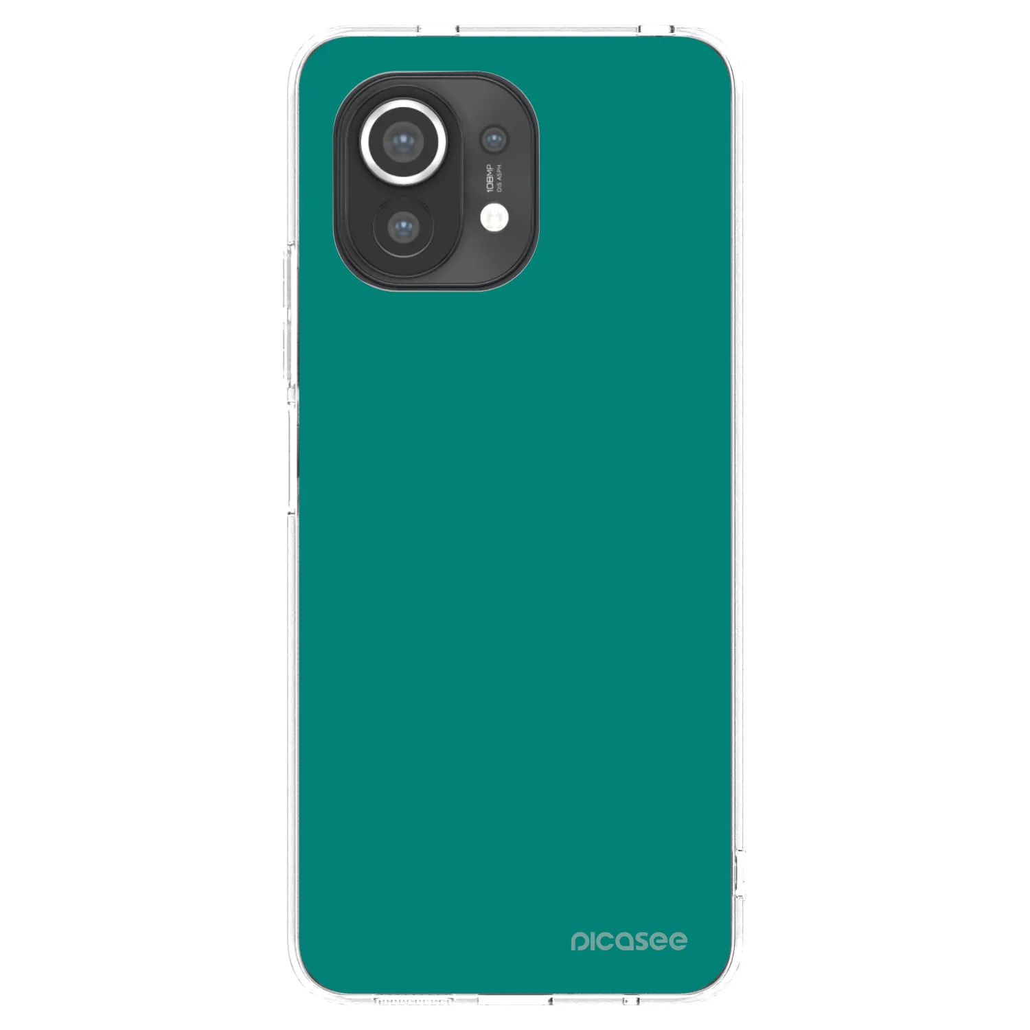 Picasee átlátszó szilikon tok az alábbi mobiltelefonokra Xiaomi Mi 11 - Emerald Mist