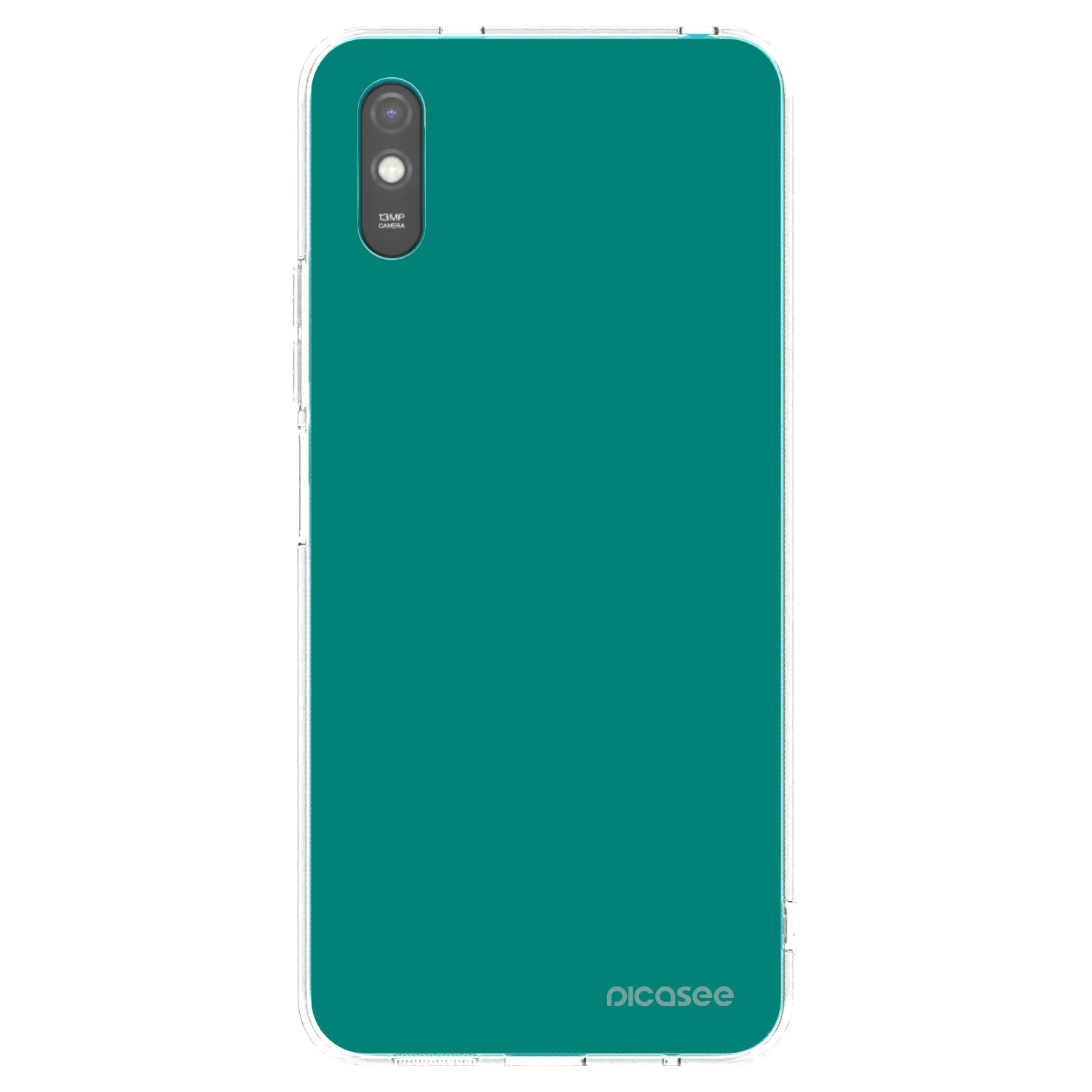 Picasee átlátszó szilikon tok az alábbi mobiltelefonokra Xiaomi Redmi 9AT - Emerald Mist