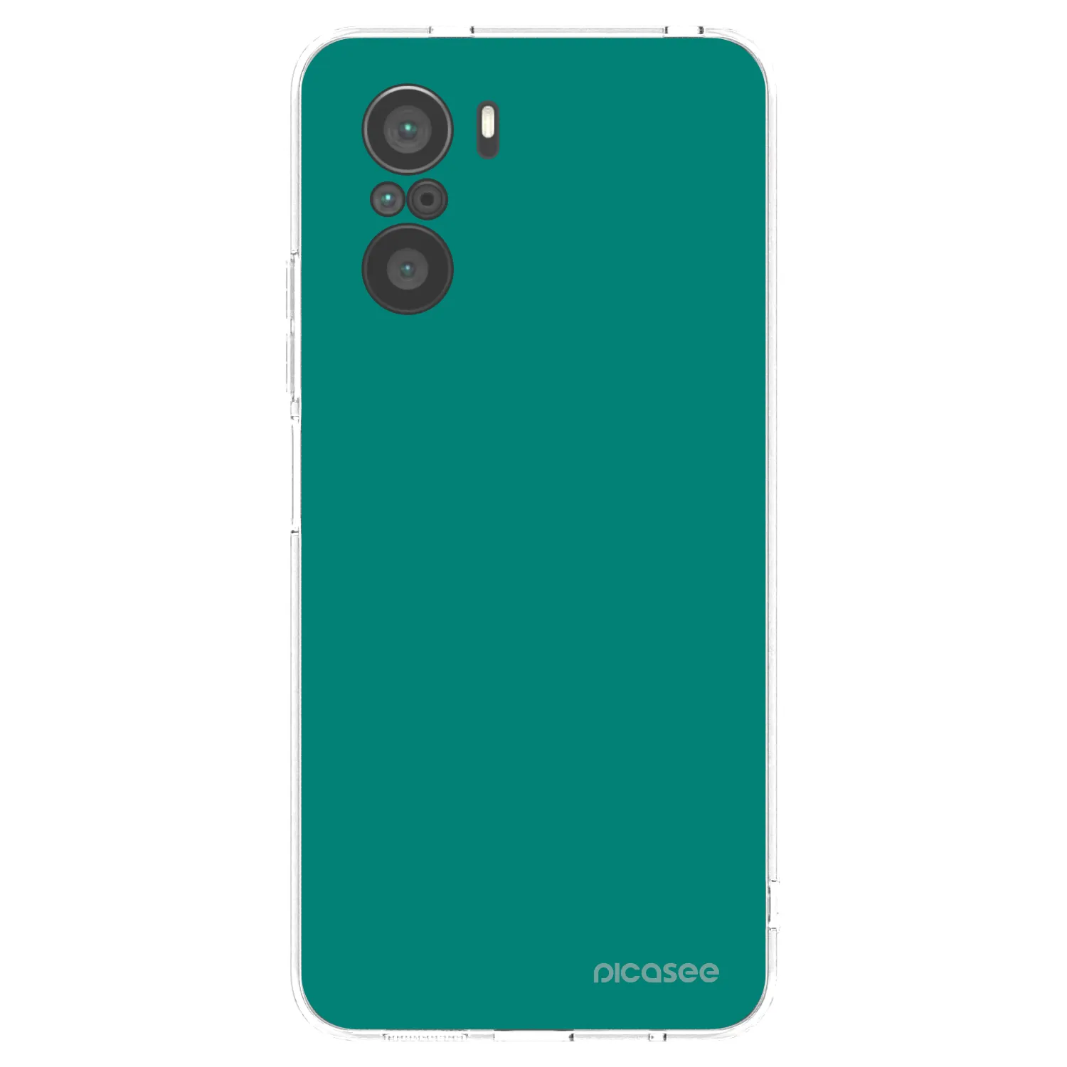 Picasee átlátszó szilikon tok az alábbi mobiltelefonokra Xiaomi Poco F3 - Emerald Mist