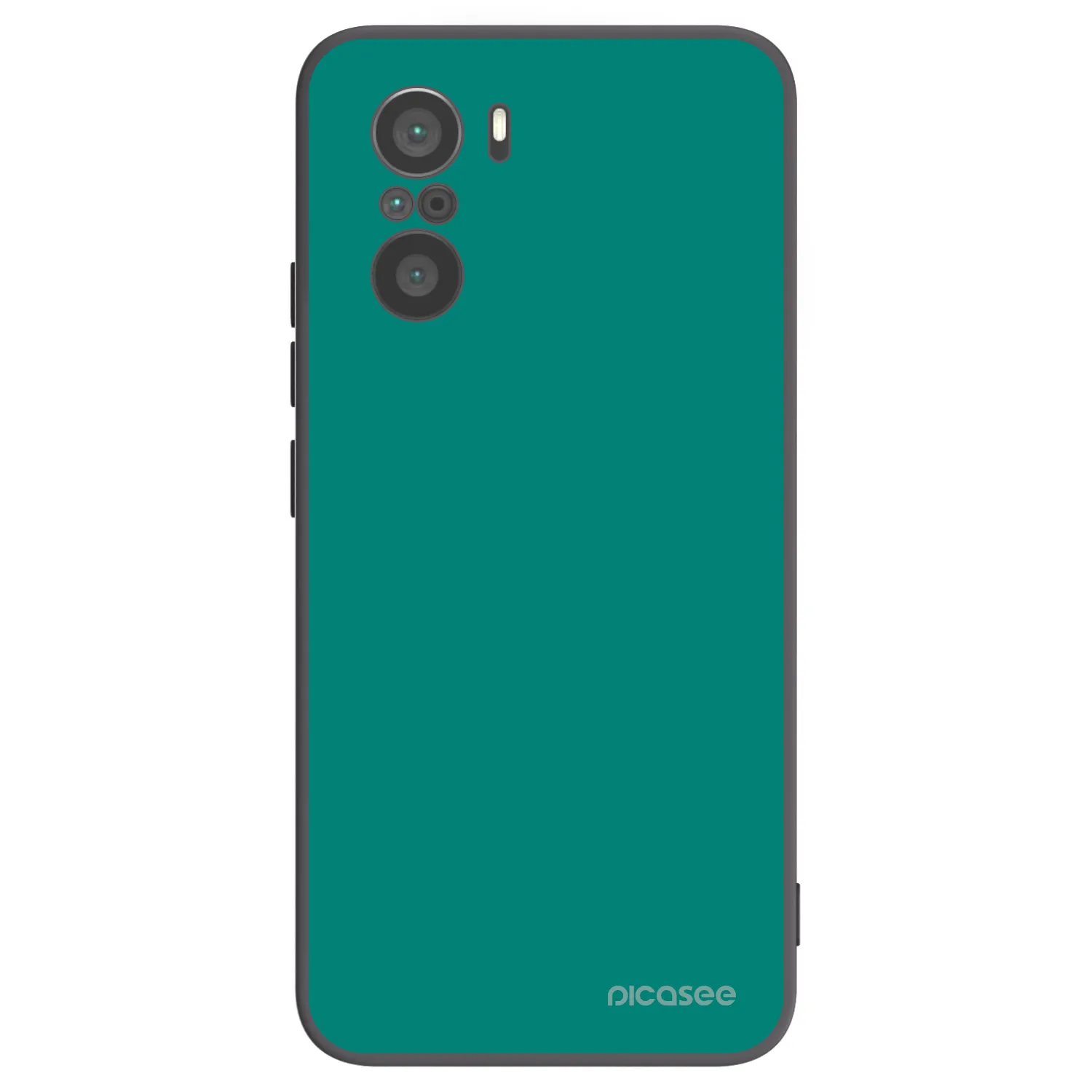 Picasee fekete szilikon tok az alábbi mobiltelefonokra Xiaomi Poco F3 - Emerald Mist