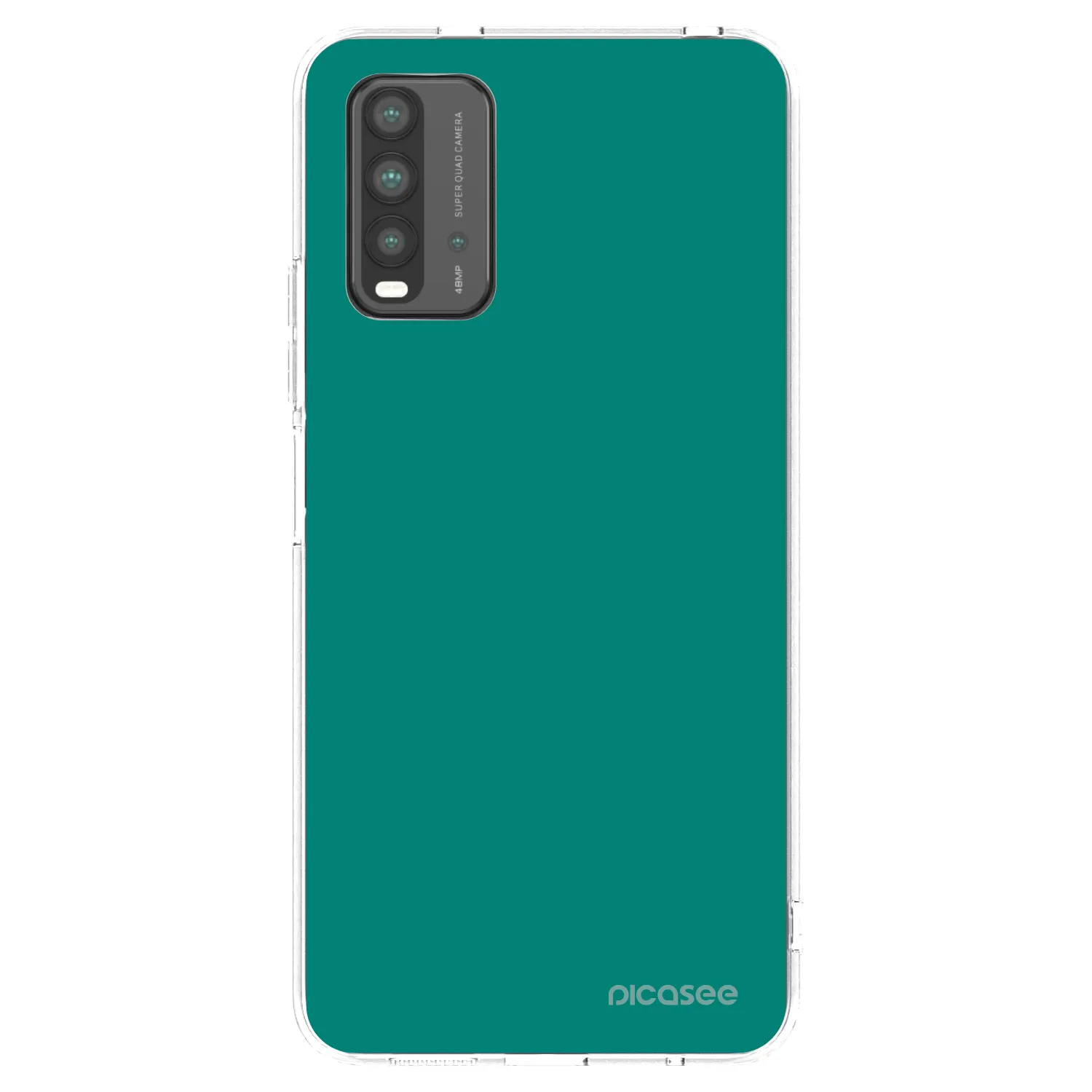 Picasee fekete szilikon tok az alábbi mobiltelefonokra Xiaomi Redmi 9T - Emerald Mist