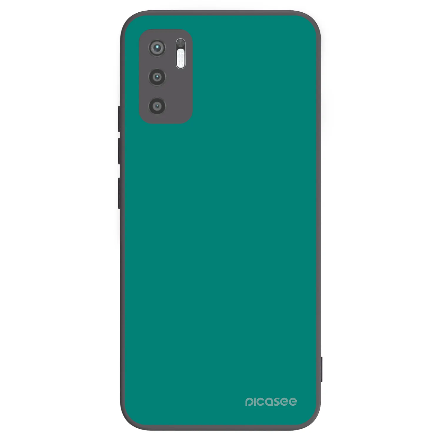 Picasee fekete szilikon tok az alábbi mobiltelefonokra Xiaomi Redmi Note 10 5G - Emerald Mist