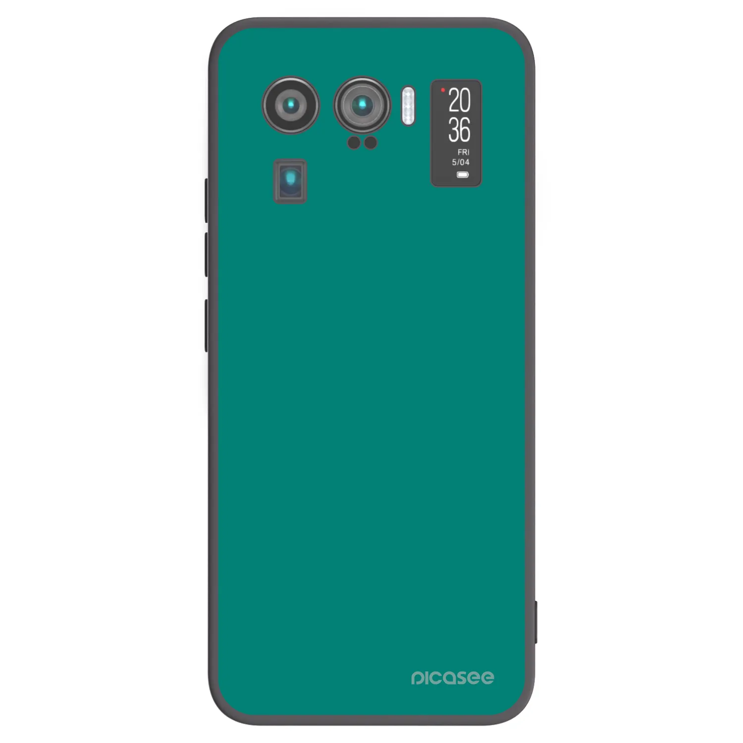 Picasee fekete szilikon tok az alábbi mobiltelefonokra Xiaomi Mi 11 Ultra - Emerald Mist