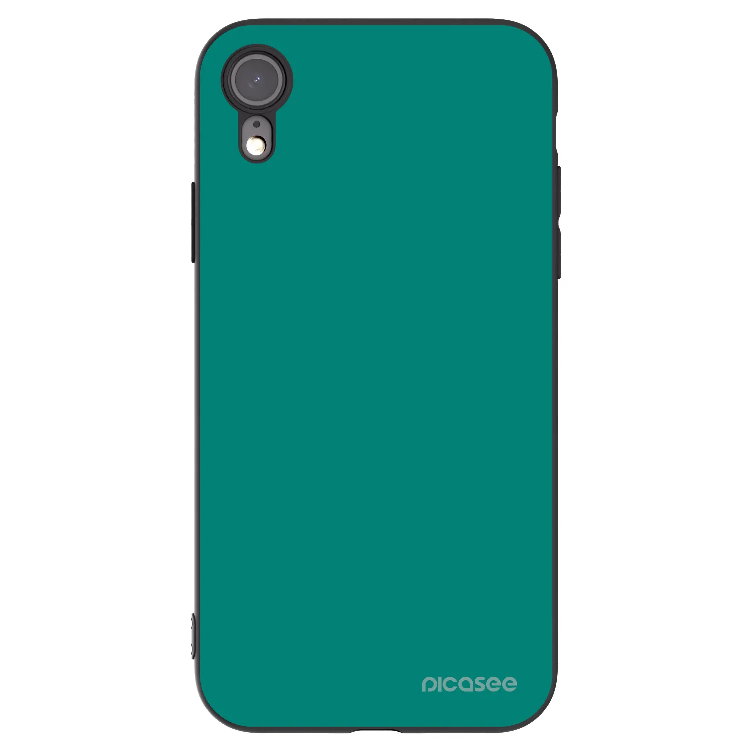 Picasee fekete szilikon tok az alábbi mobiltelefonokra Apple iPhone XR - Emerald Mist