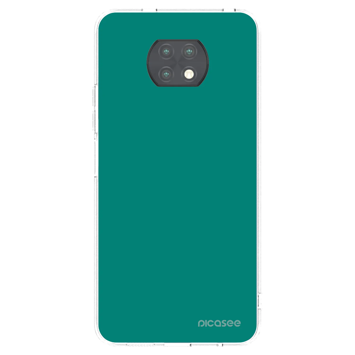 Picasee átlátszó szilikon tok az alábbi mobiltelefonokra Xiaomi Redmi Note 9T - Emerald Mist