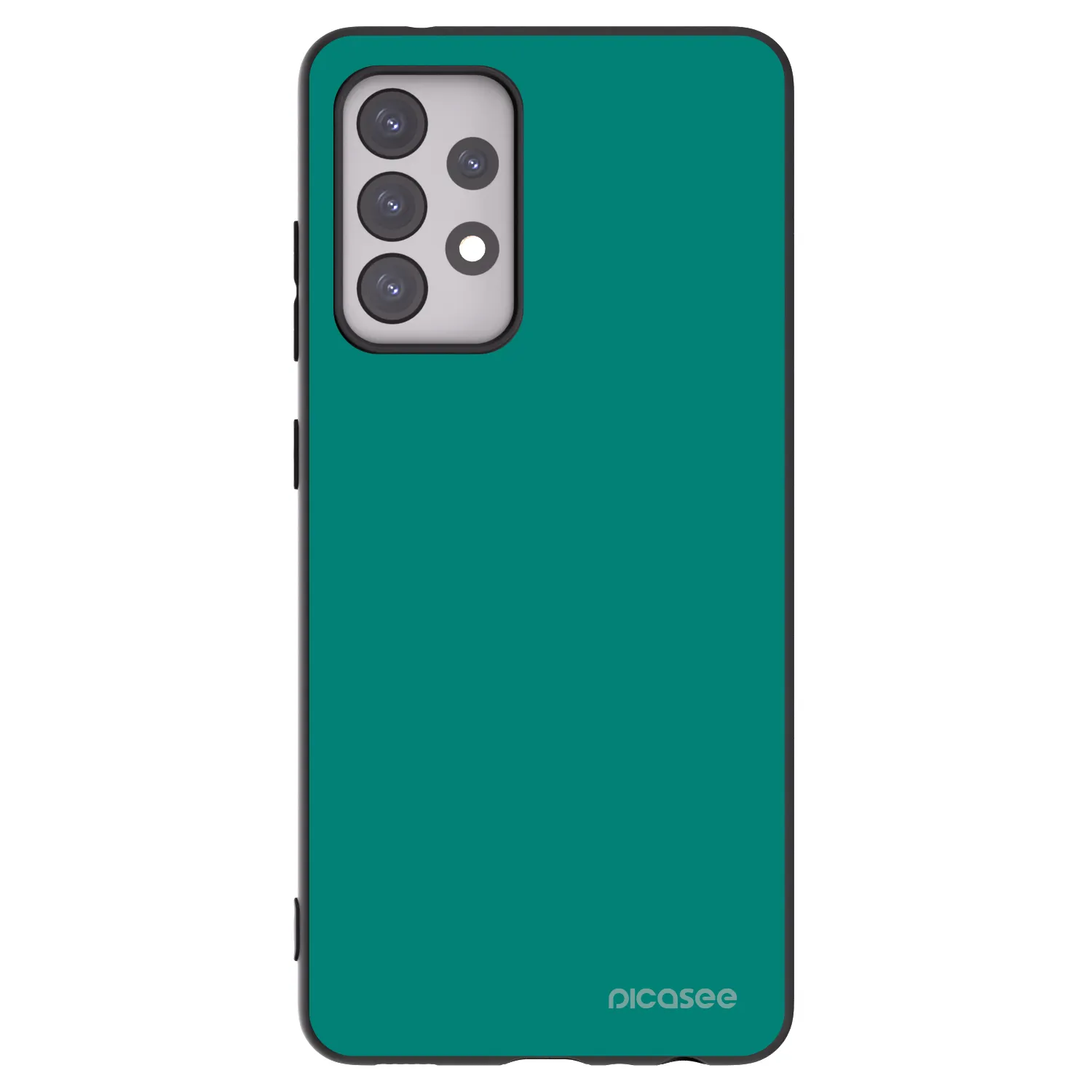Picasee fekete szilikon tok az alábbi mobiltelefonokra Samsung Galaxy A52s 5G A528B - Emerald Mist