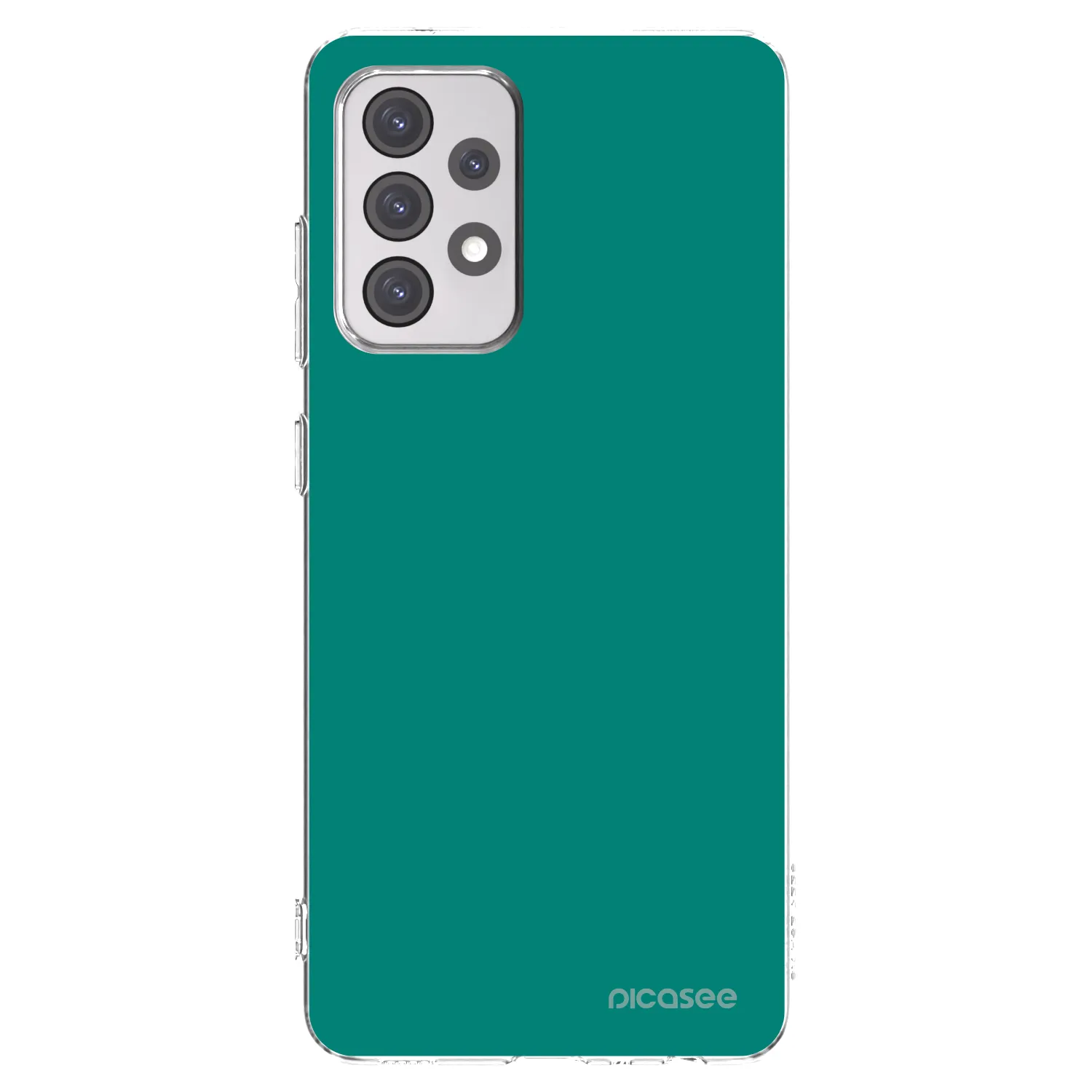 Picasee átlátszó szilikon tok az alábbi mobiltelefonokra Samsung Galaxy A52s 5G A528B - Emerald Mist