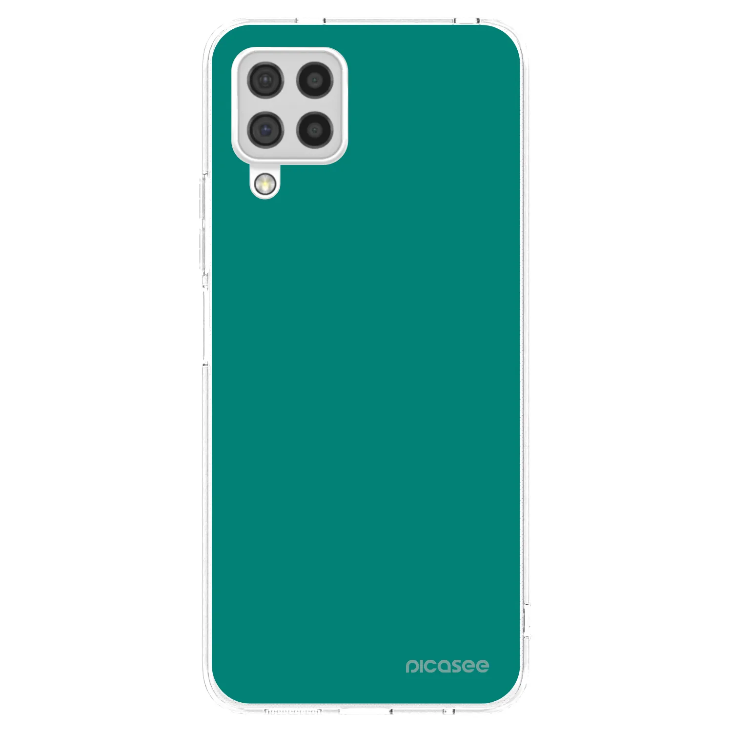 Picasee átlátszó szilikon tok az alábbi mobiltelefonokra Samsung Galaxy A22 A225F 4G - Emerald Mist