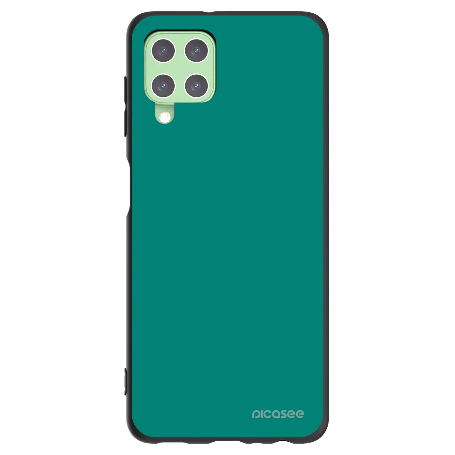 Picasee fekete szilikon tok az alábbi mobiltelefonokra Samsung Galaxy A22 A225F 4G - Emerald Mist