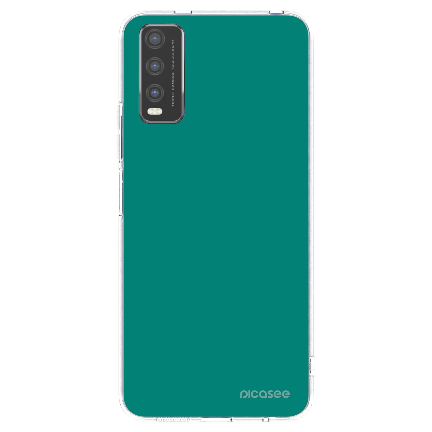 Picasee átlátszó szilikon tok az alábbi mobiltelefonokra Vivo Y20s - Emerald Mist
