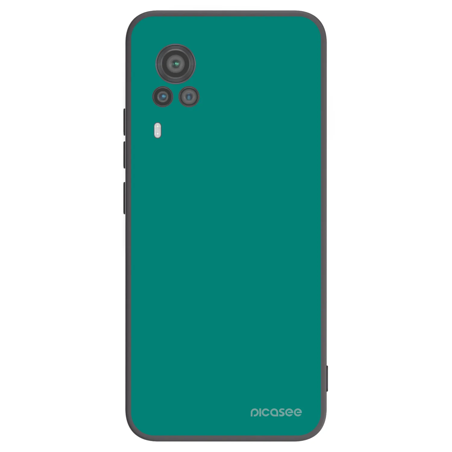 Picasee fekete szilikon tok az alábbi mobiltelefonokra Vivo X60 Pro 5G - Emerald Mist