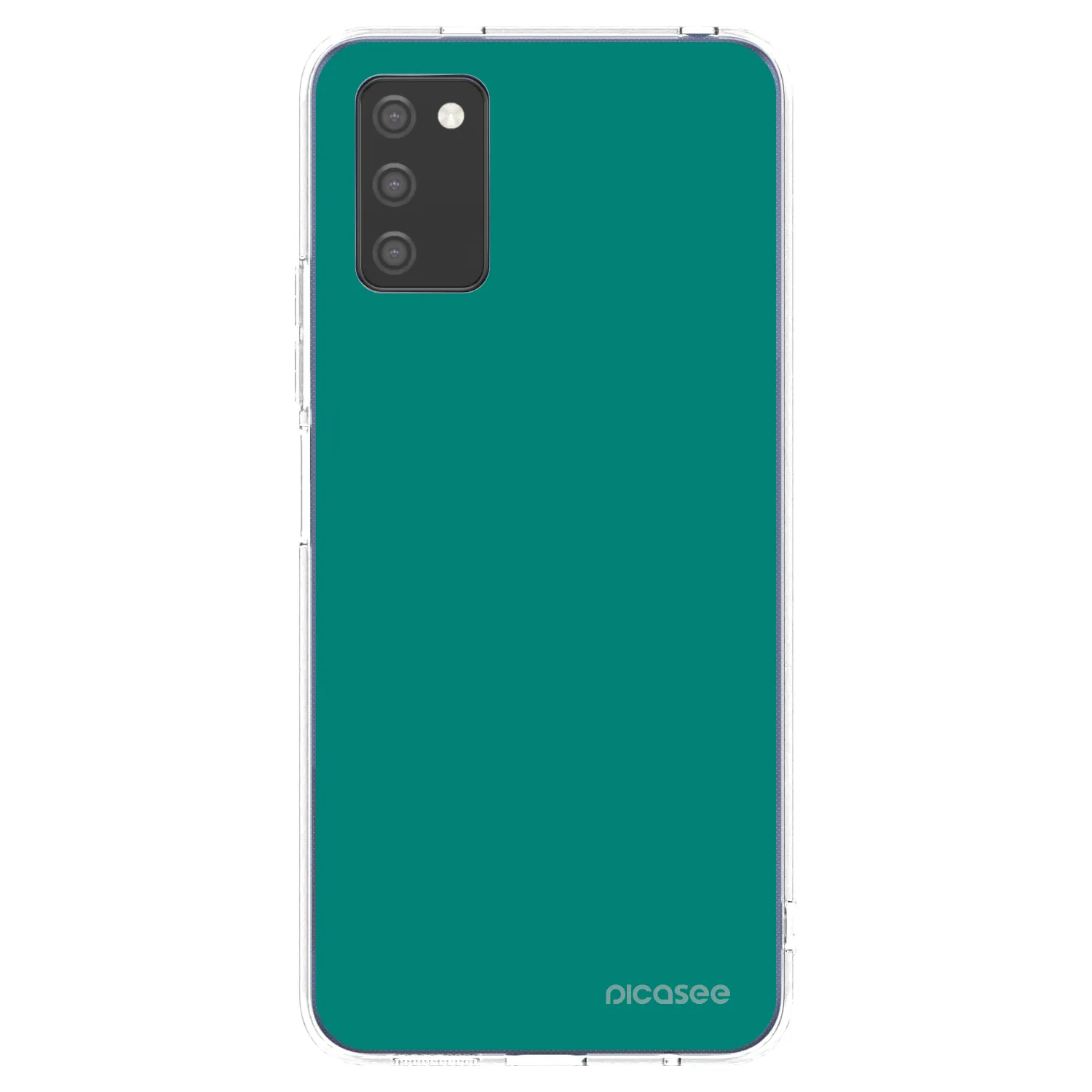 Picasee átlátszó szilikon tok az alábbi mobiltelefonokra Samsung Galaxy A03s A037G - Emerald Mist