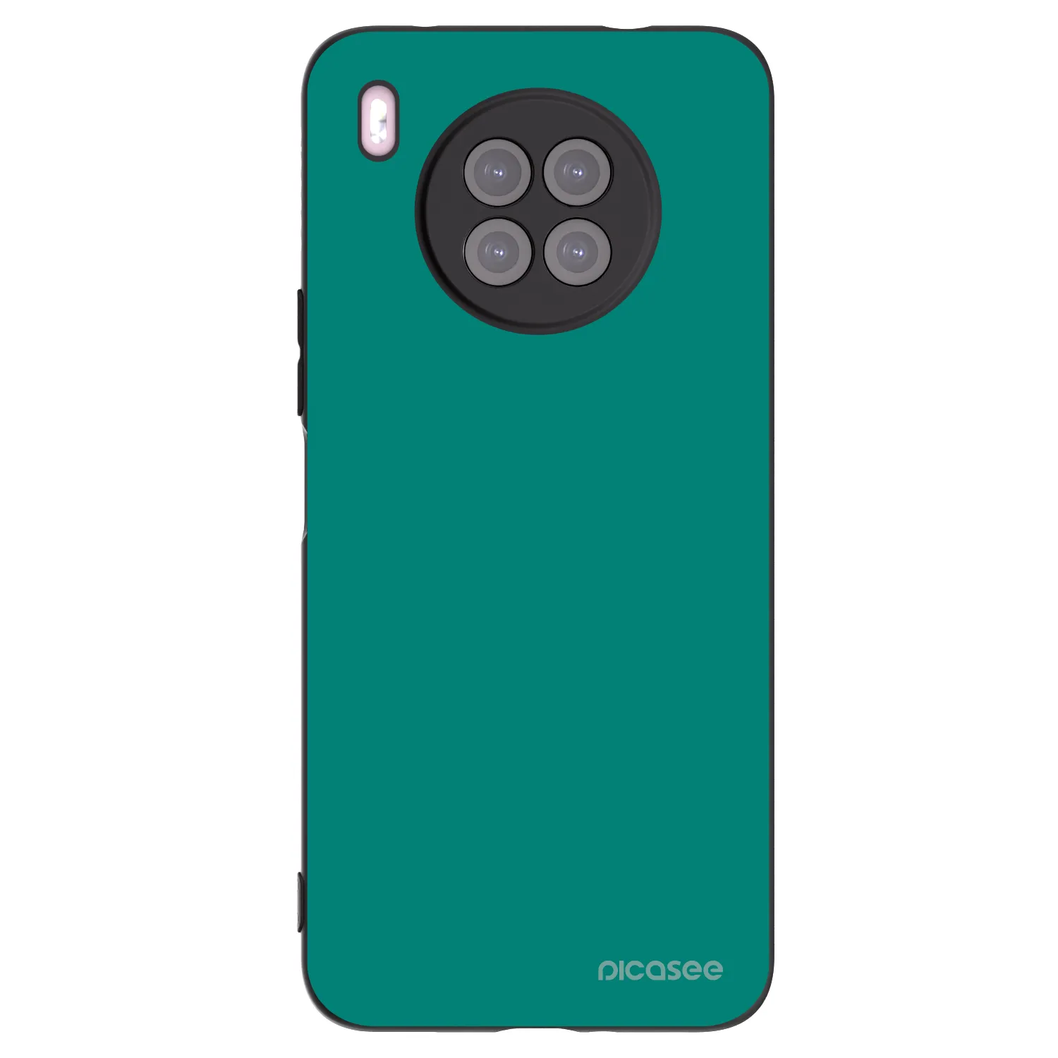 Picasee fekete szilikon tok az alábbi mobiltelefonokra Huawei Nova 8i - Emerald Mist