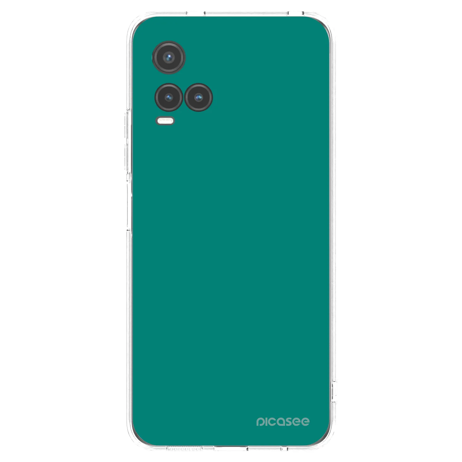 Picasee átlátszó szilikon tok az alábbi mobiltelefonokra Vivo Y33s - Emerald Mist