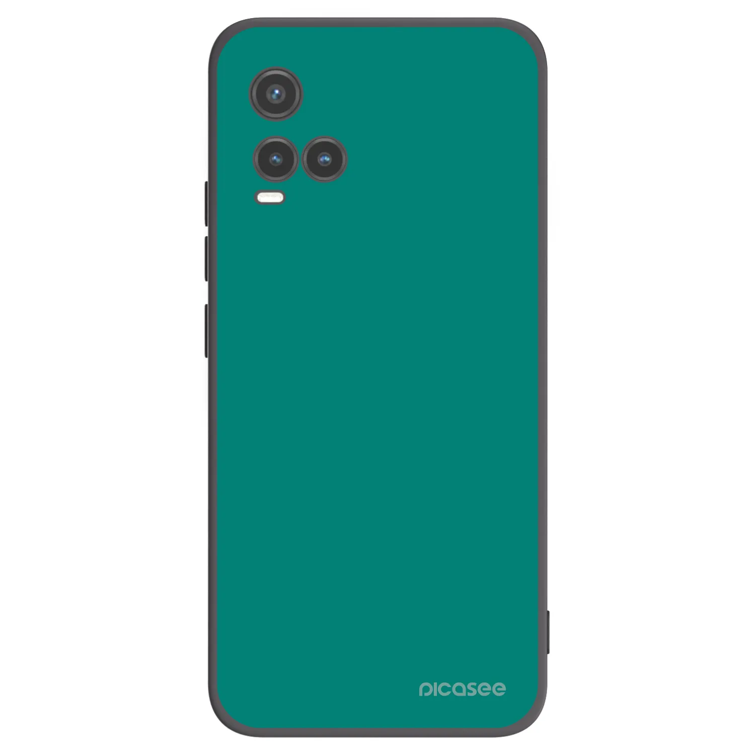 Picasee fekete szilikon tok az alábbi mobiltelefonokra Vivo Y33s - Emerald Mist