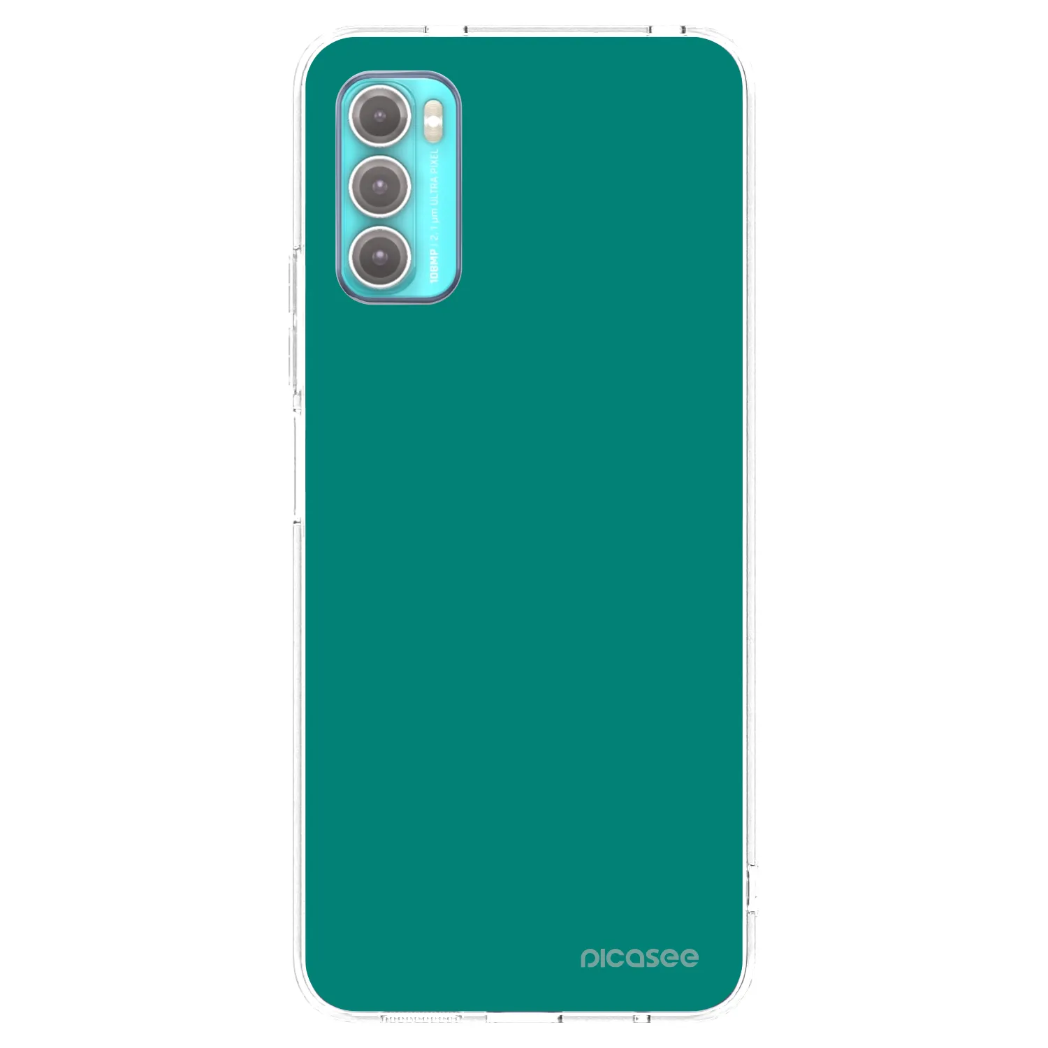Picasee átlátszó szilikon tok az alábbi mobiltelefonokra Motorola Moto G60 - Emerald Mist