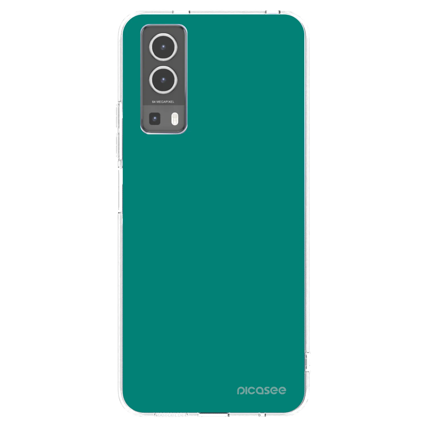 Picasee átlátszó szilikon tok az alábbi mobiltelefonokra Vivo Y72 5G - Emerald Mist