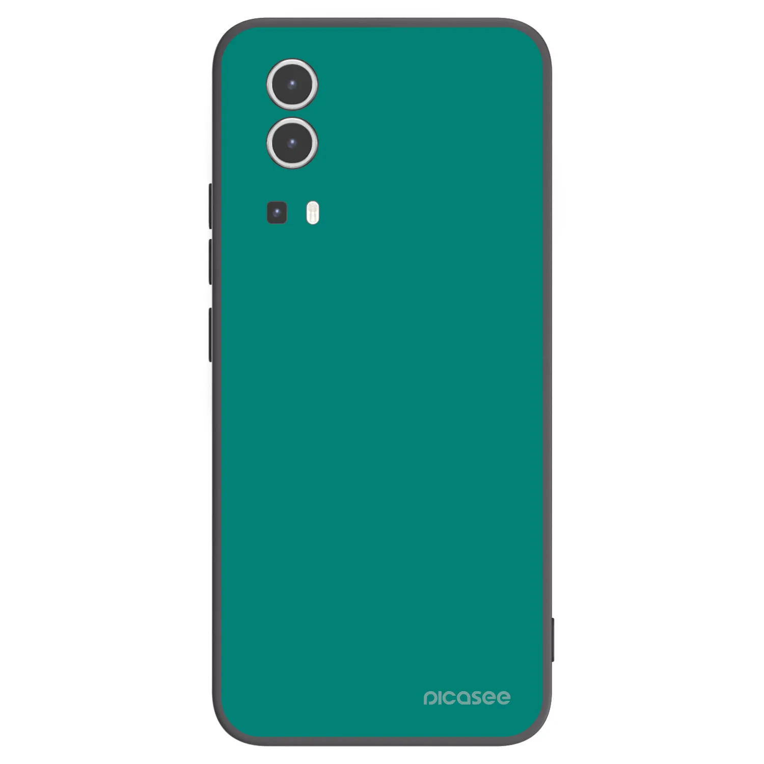 Picasee fekete szilikon tok az alábbi mobiltelefonokra Vivo Y72 5G - Emerald Mist