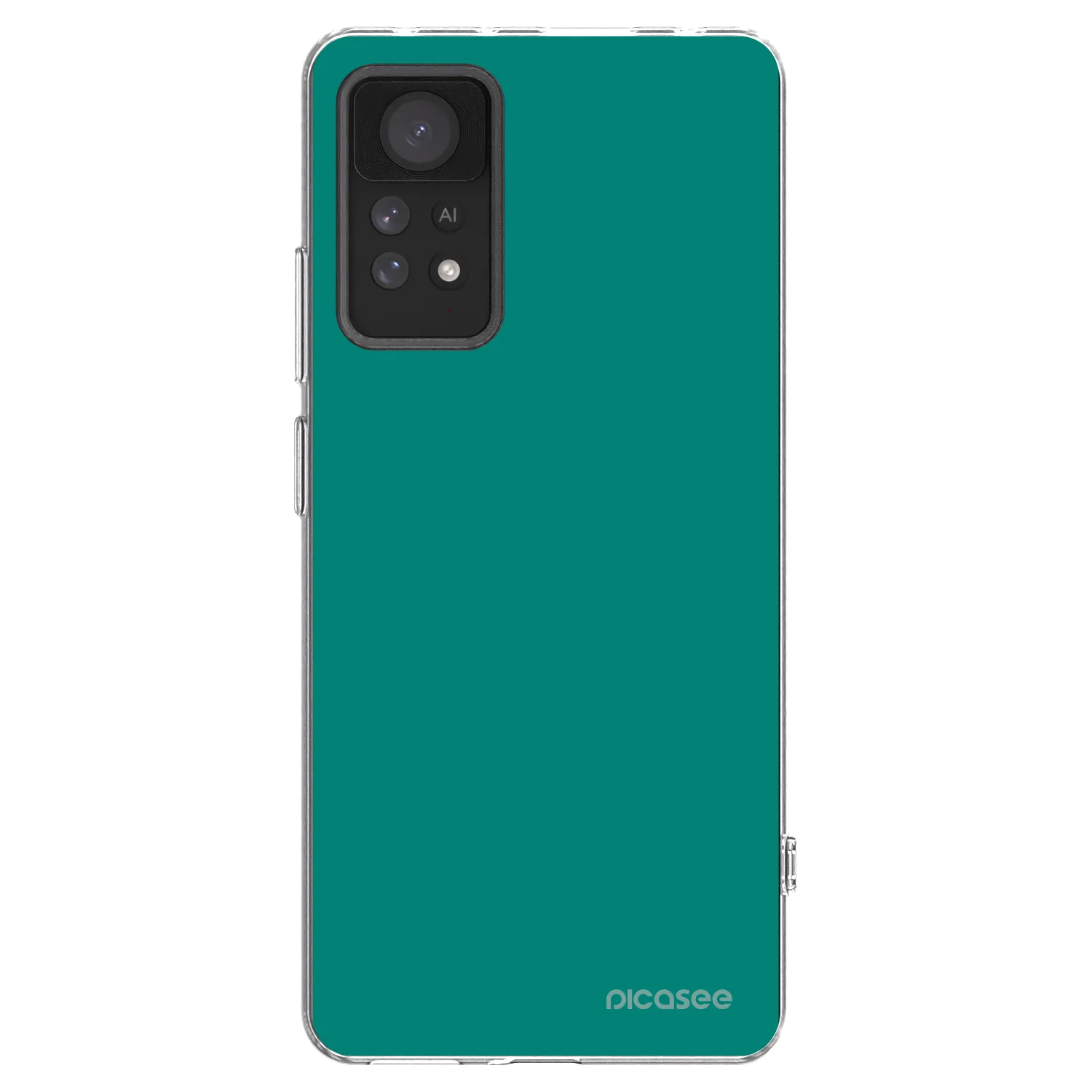 Picasee átlátszó szilikon tok az alábbi mobiltelefonokra Xiaomi Redmi Note 11 Pro - Emerald Mist