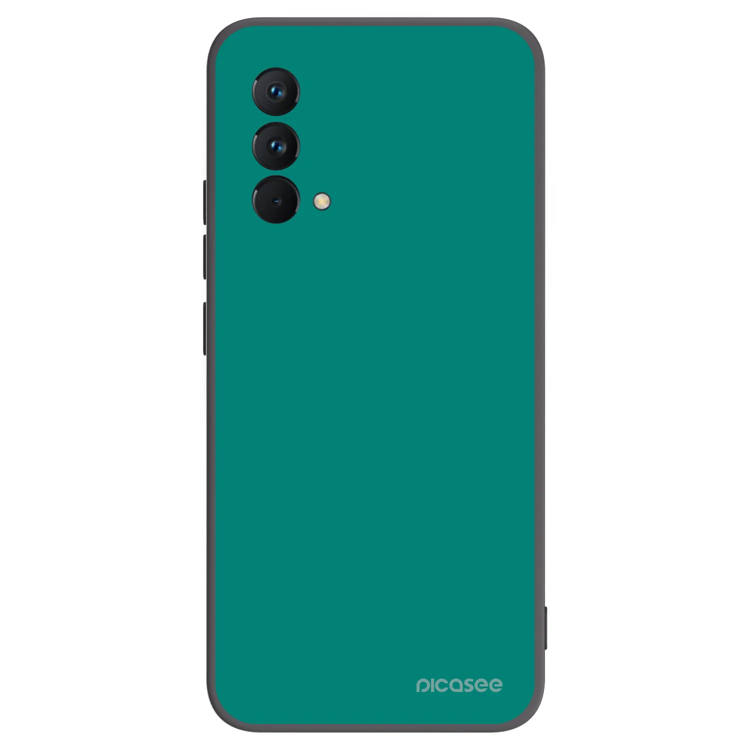 Picasee fekete szilikon tok az alábbi mobiltelefonokra Realme GT Master Edition 5G - Emerald Mist