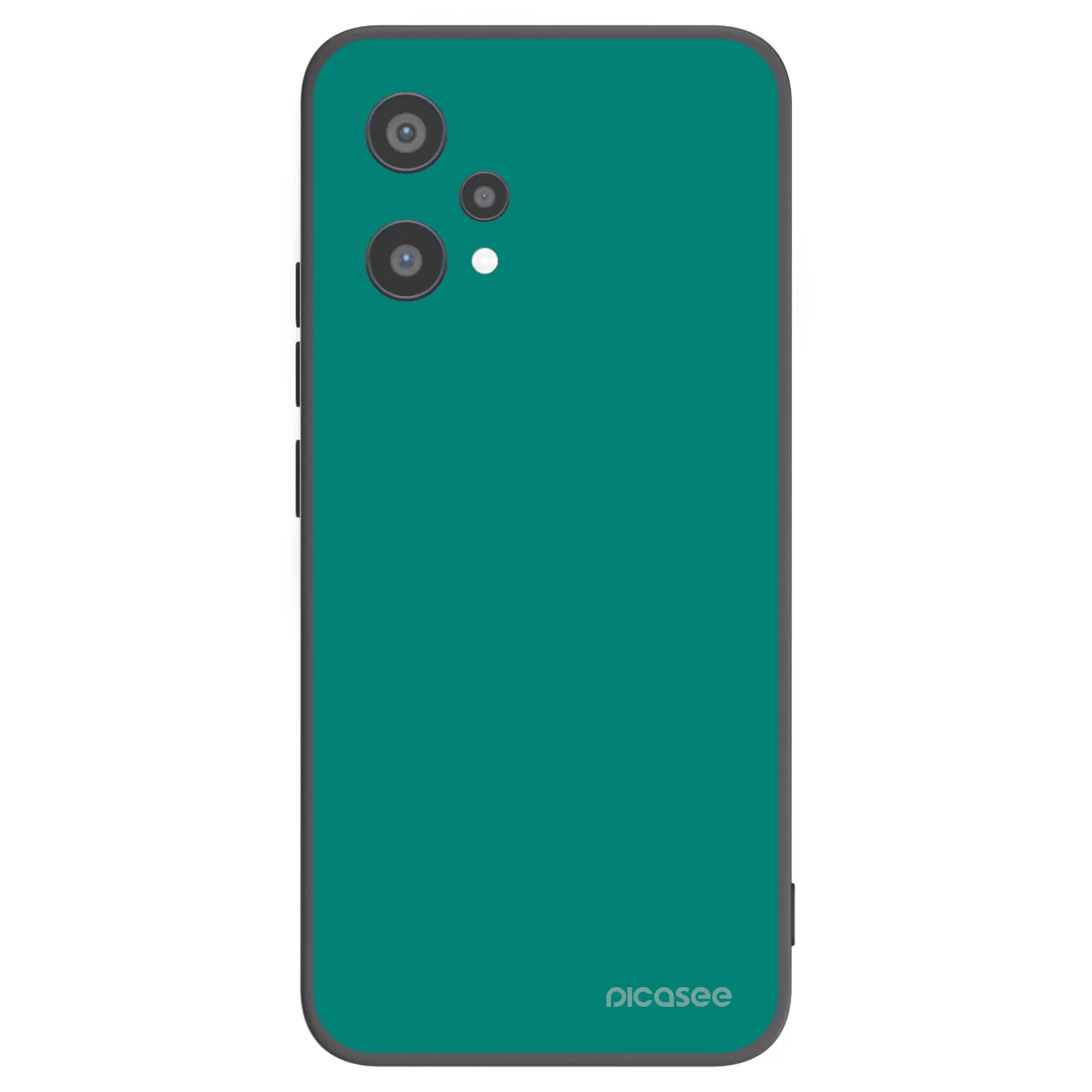 Picasee fekete szilikon tok az alábbi mobiltelefonokra Realme 9 Pro 5G - Emerald Mist
