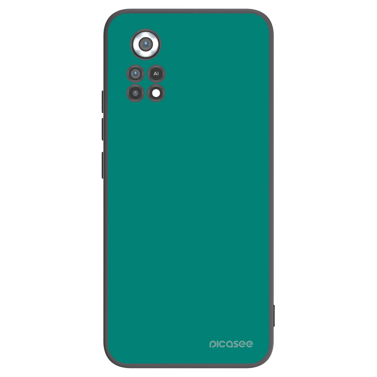 Picasee fekete szilikon tok az alábbi mobiltelefonokra Xiaomi Poco X4 Pro 5G - Emerald Mist