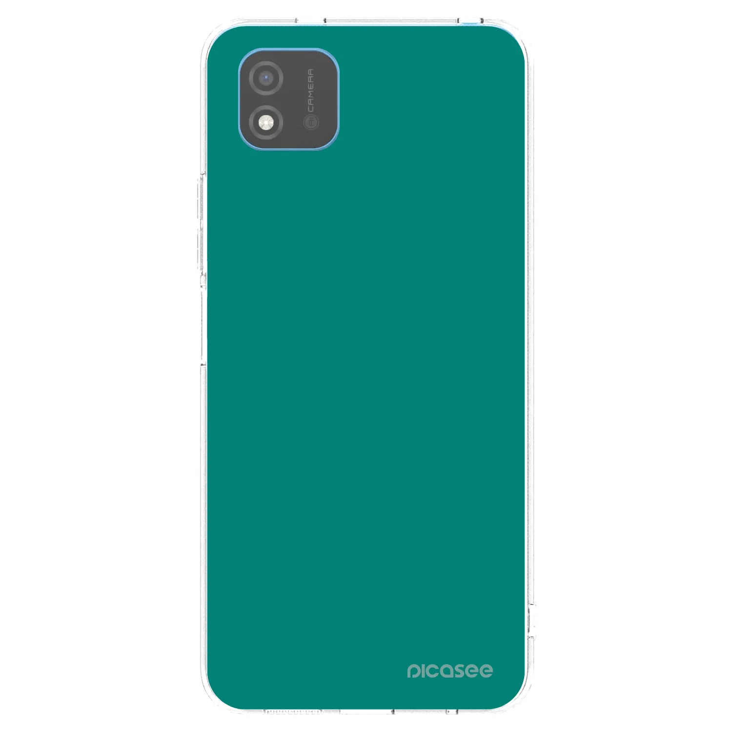 Picasee átlátszó szilikon tok az alábbi mobiltelefonokra Realme C11 (2021) - Emerald Mist