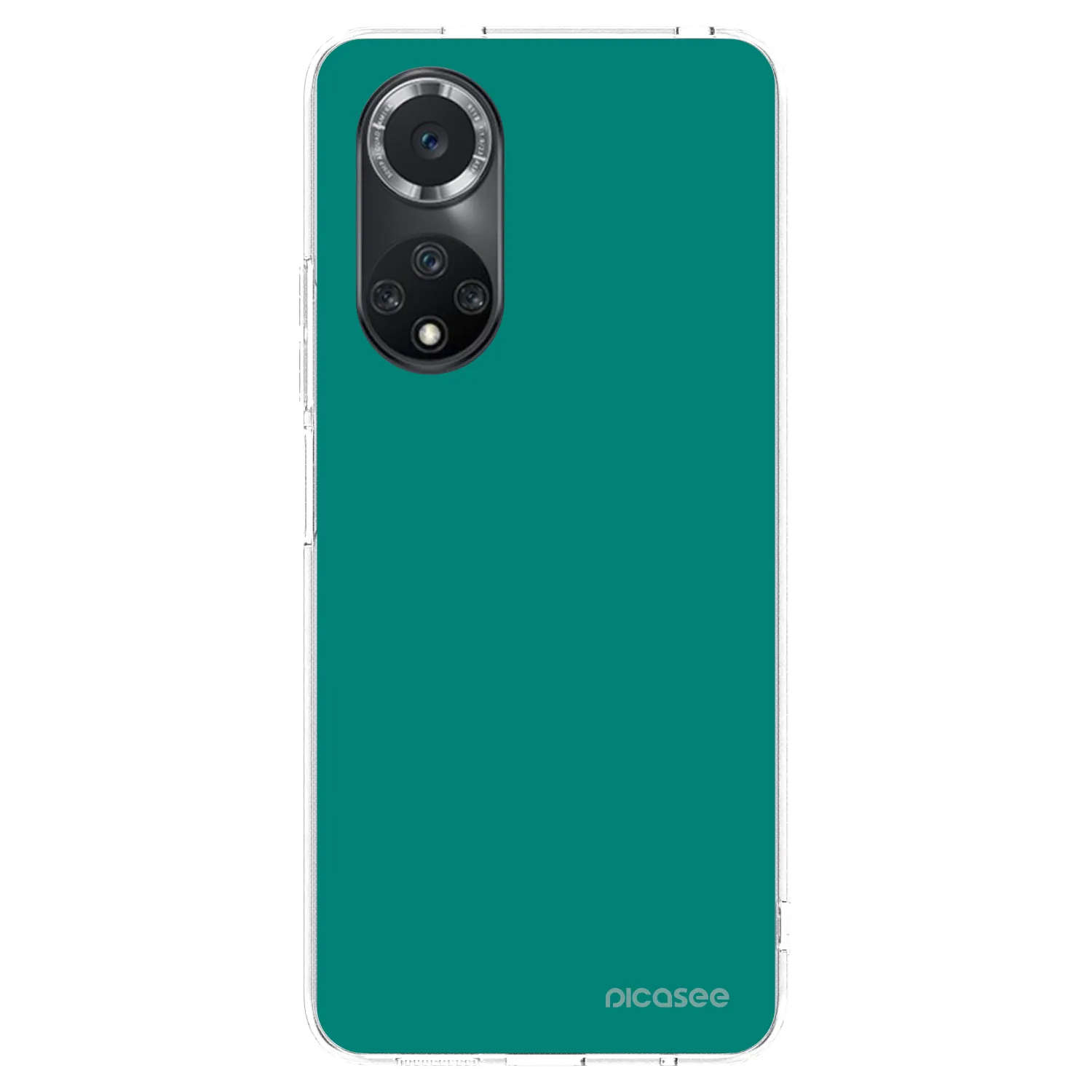 Picasee átlátszó szilikon tok az alábbi mobiltelefonokra Huawei Nova 9 SE - Emerald Mist