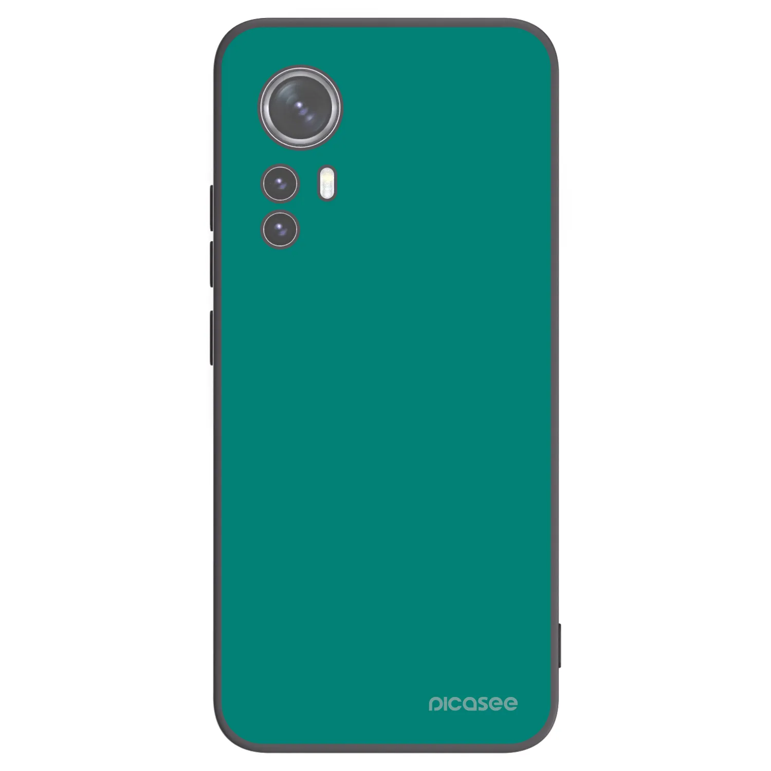 Picasee fekete szilikon tok az alábbi mobiltelefonokra Xiaomi 12 - Emerald Mist
