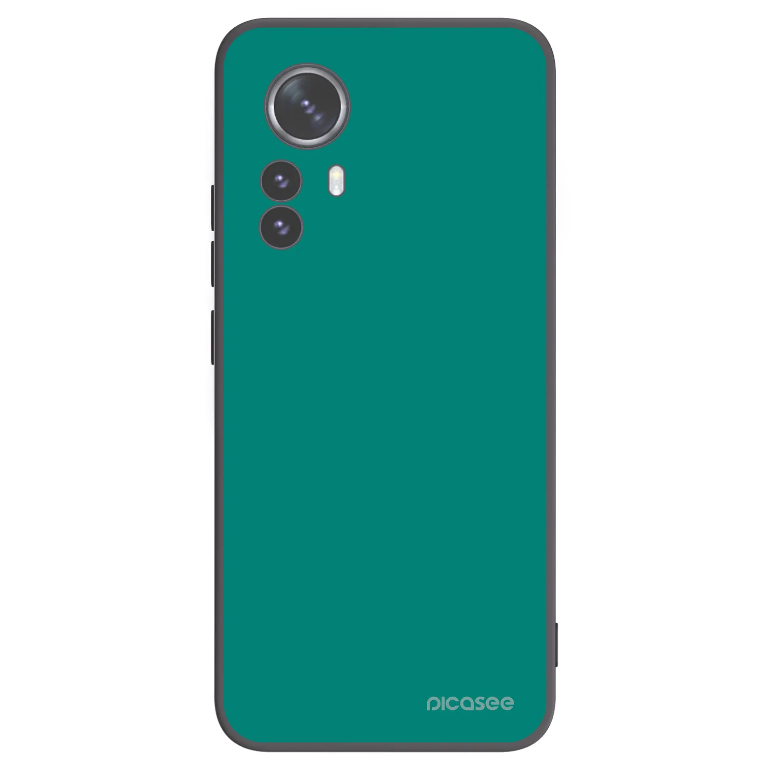 Picasee fekete szilikon tok az alábbi mobiltelefonokra Xiaomi 12 Pro - Emerald Mist