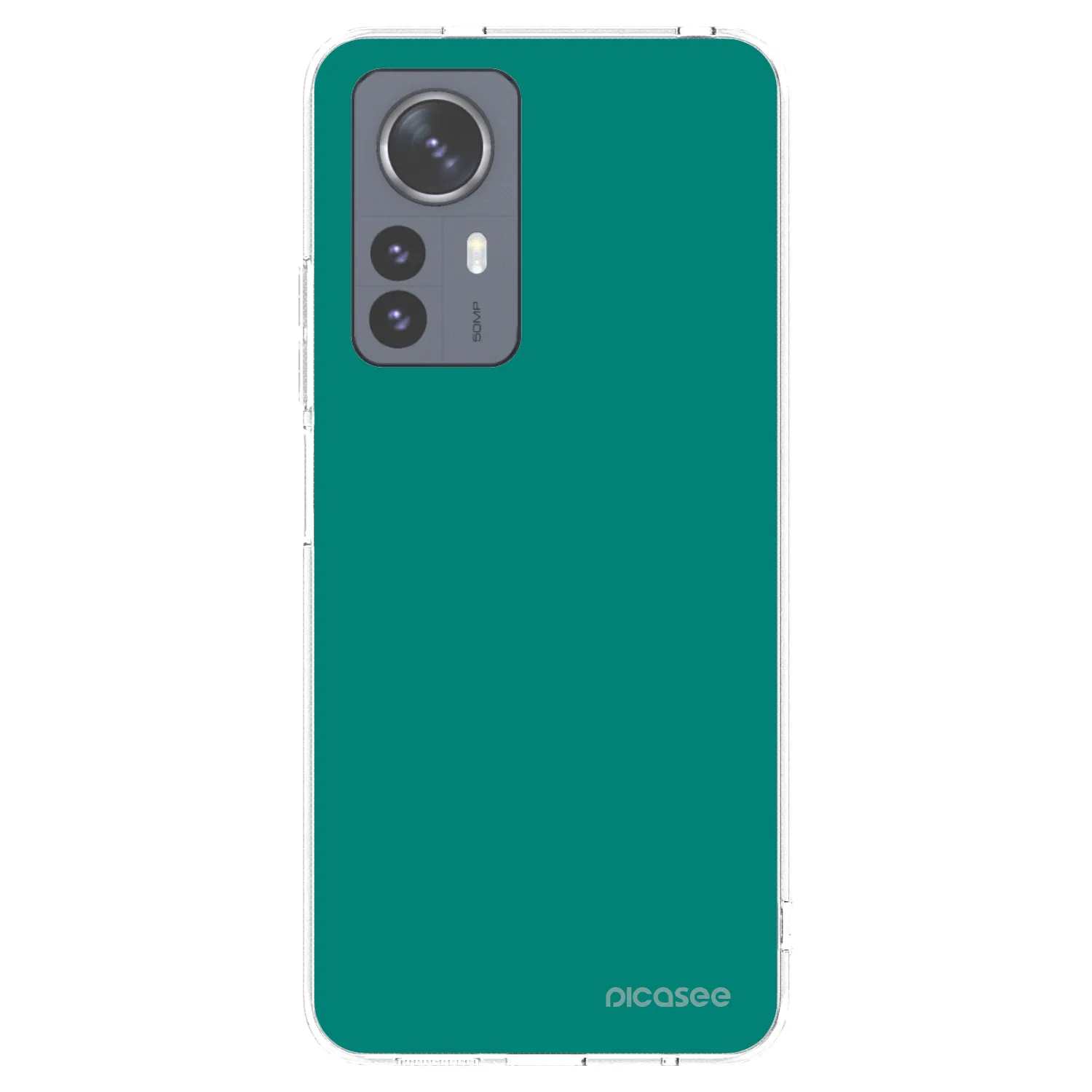 Picasee átlátszó szilikon tok az alábbi mobiltelefonokra Xiaomi 12 Pro - Emerald Mist