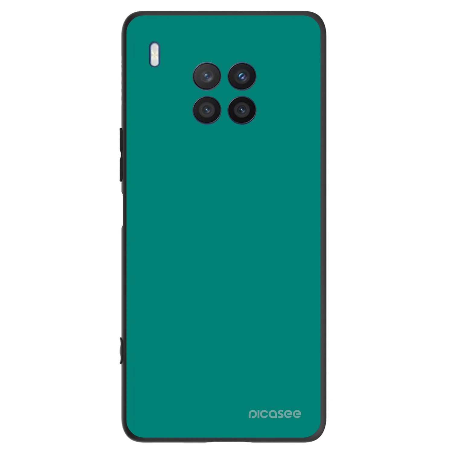 Picasee fekete szilikon tok az alábbi mobiltelefonokra Honor 50 Lite - Emerald Mist