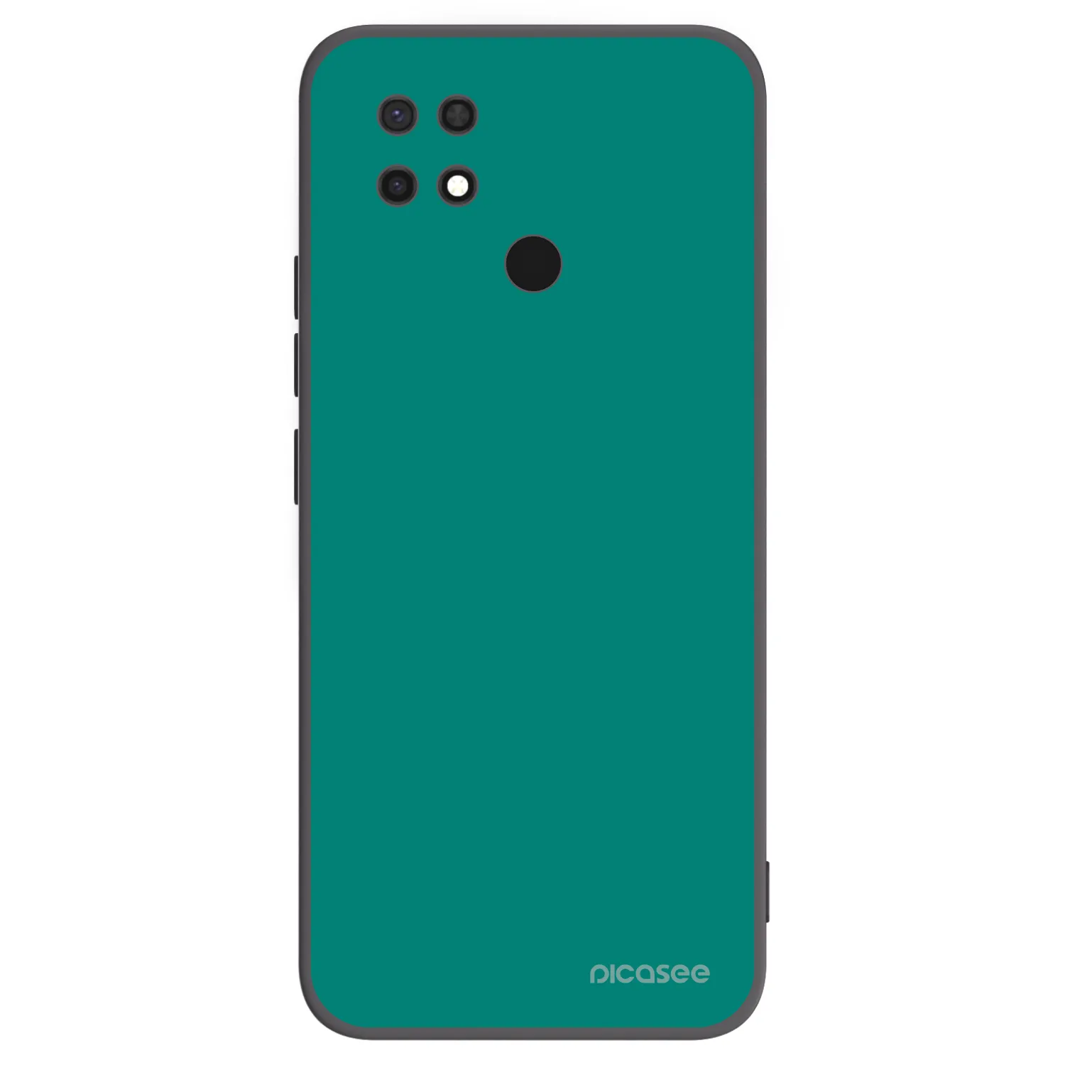 Picasee fekete szilikon tok az alábbi mobiltelefonokra Xiaomi Redmi 10C - Emerald Mist