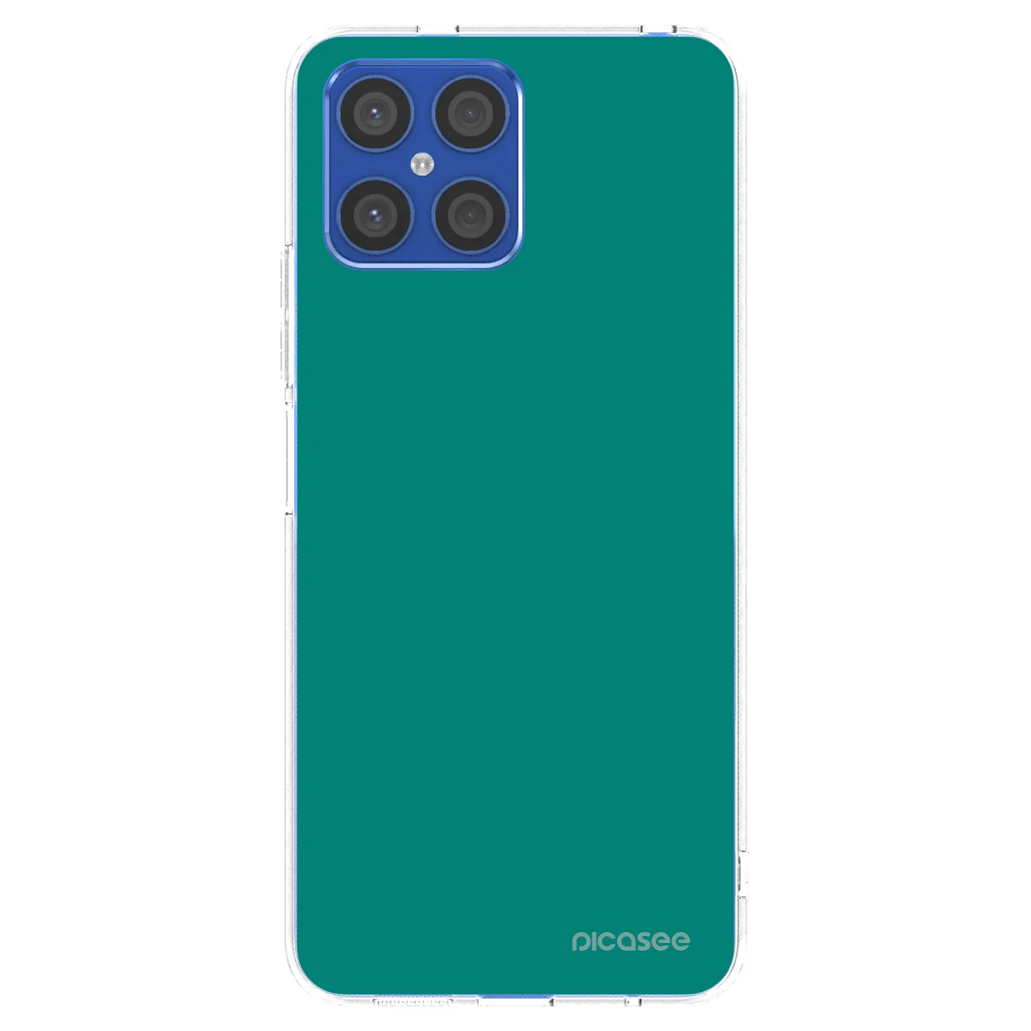 Picasee átlátszó szilikon tok az alábbi mobiltelefonokra Honor X8 4G - Emerald Mist