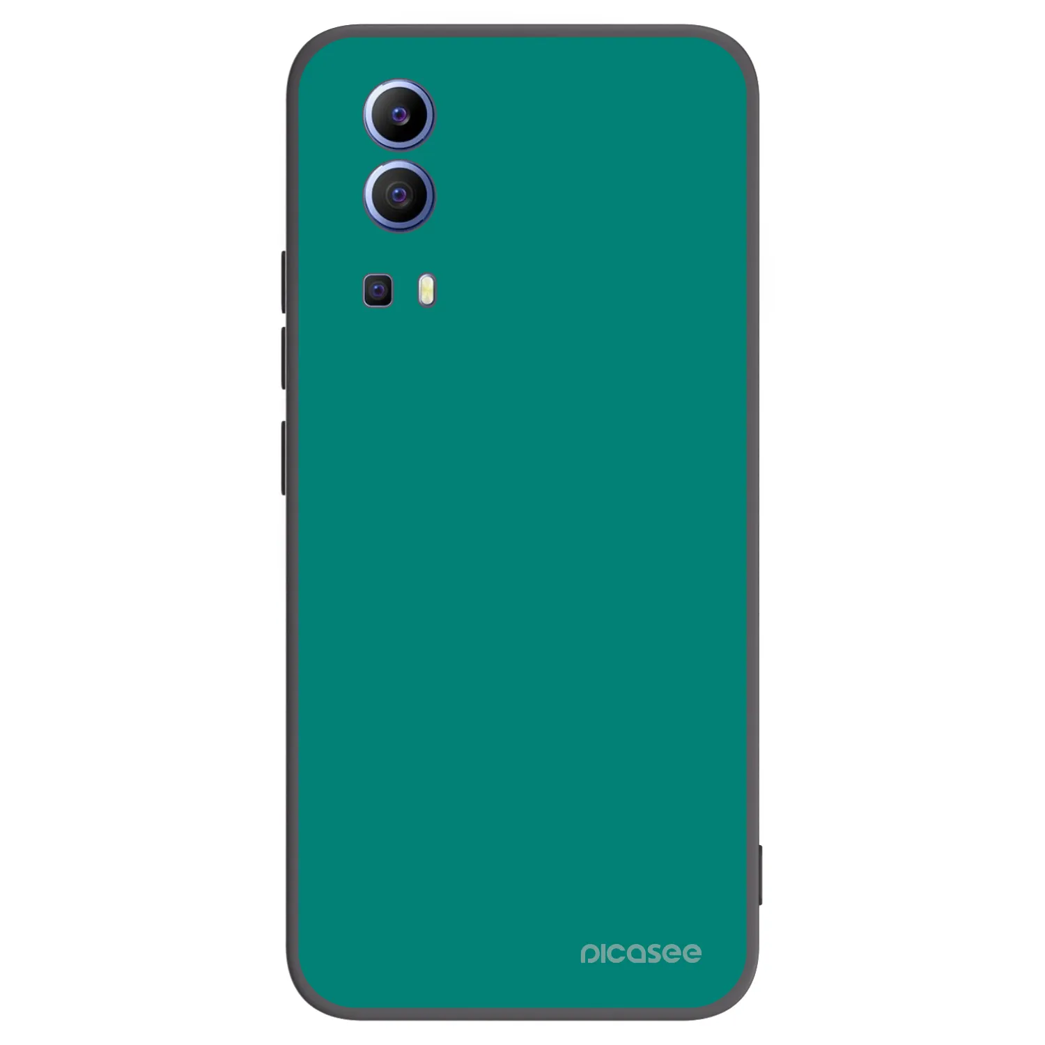 Picasee fekete szilikon tok az alábbi mobiltelefonokra Vivo Y52 5G - Emerald Mist