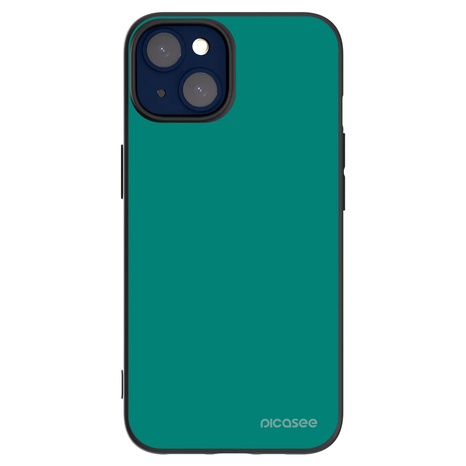 Picasee fekete szilikon tok az alábbi mobiltelefonokra Apple iPhone 14 - Emerald Mist