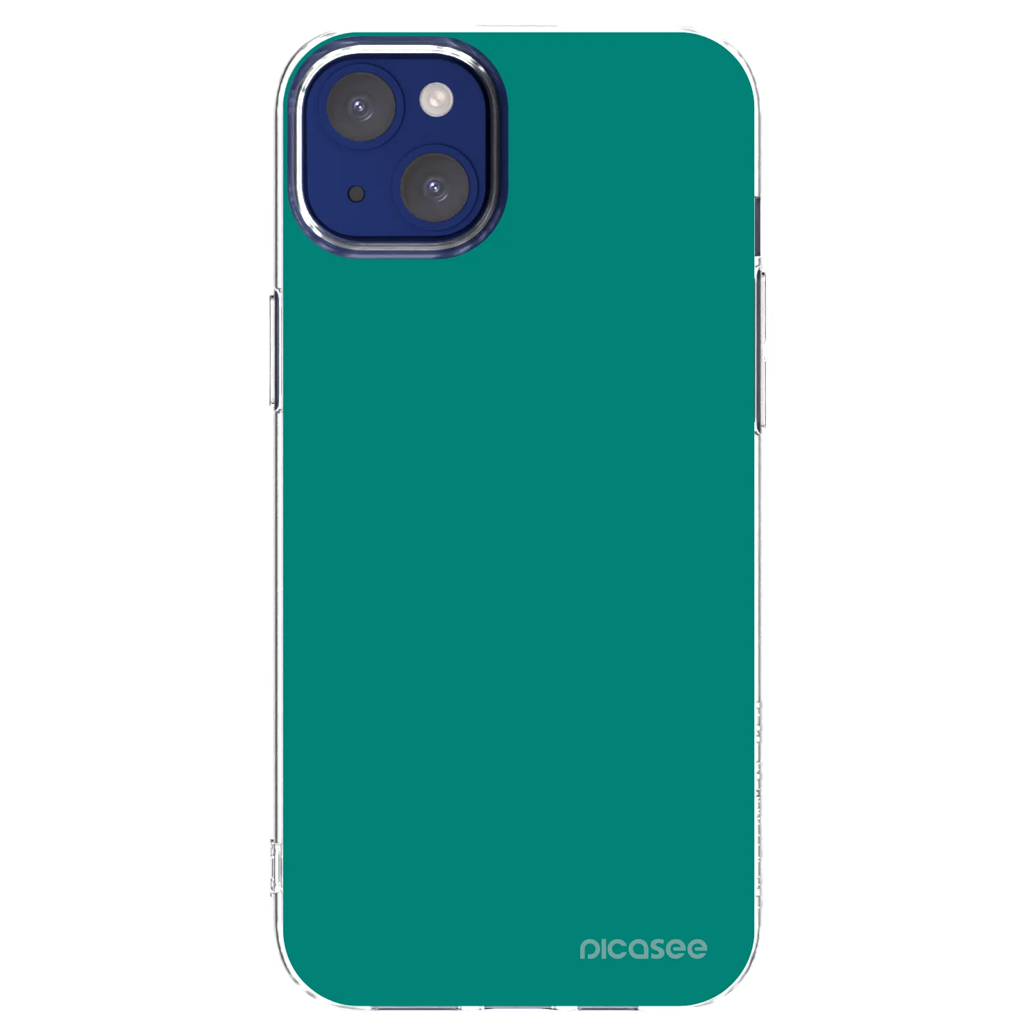 Picasee átlátszó szilikon tok az alábbi mobiltelefonokra Apple iPhone 14 Plus - Emerald Mist
