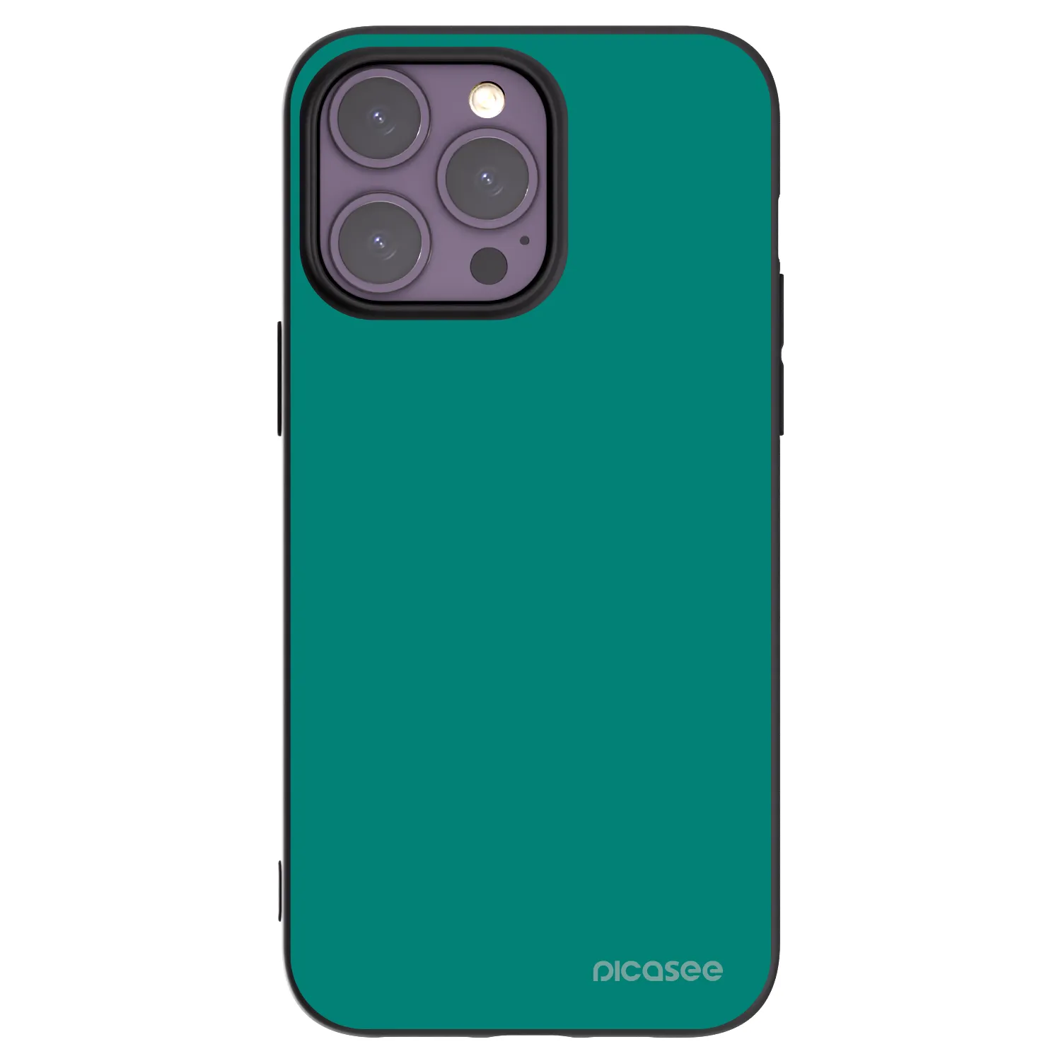 Picasee fekete szilikon tok az alábbi mobiltelefonokra Apple iPhone 14 Pro Max - Emerald Mist