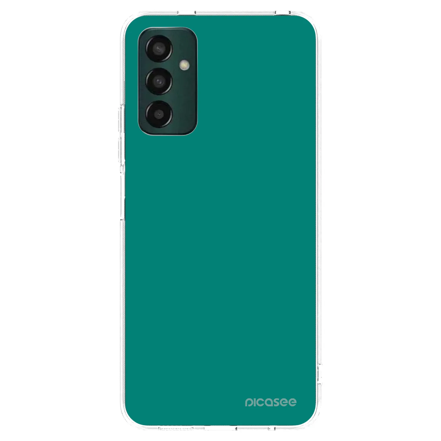 Picasee átlátszó szilikon tok az alábbi mobiltelefonokra Samsung Galaxy M13 M135F - Emerald Mist