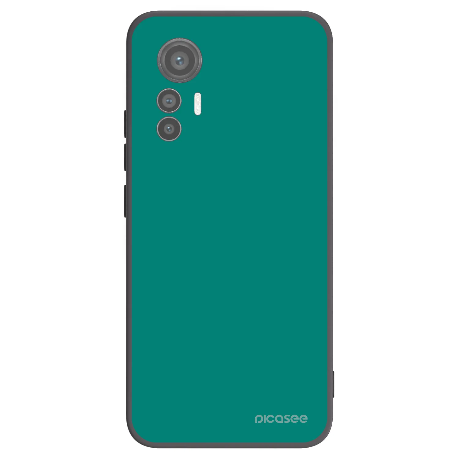 Picasee fekete szilikon tok az alábbi mobiltelefonokra Xiaomi 12 Lite - Emerald Mist
