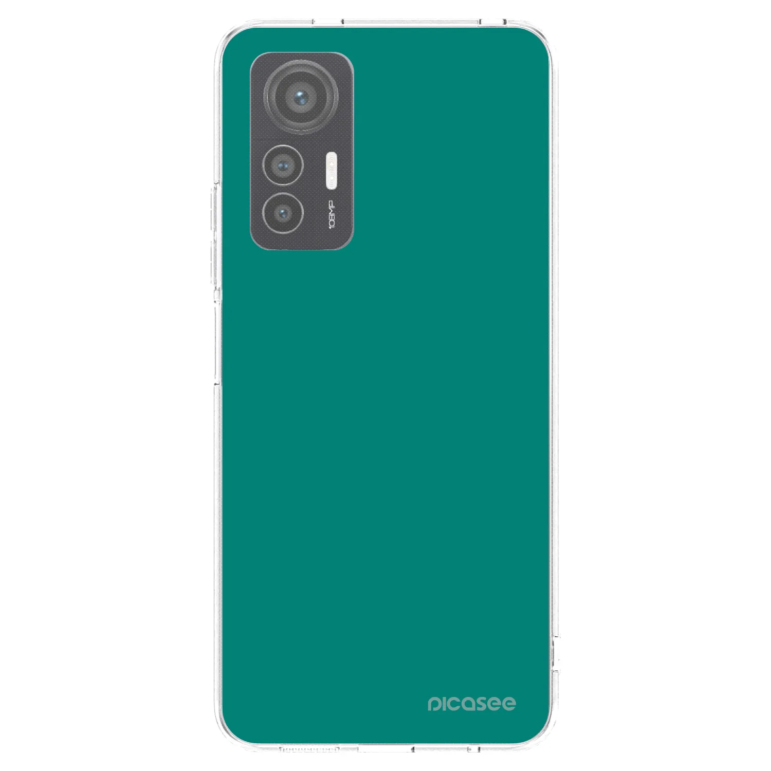 Picasee átlátszó szilikon tok az alábbi mobiltelefonokra Xiaomi 12 Lite - Emerald Mist