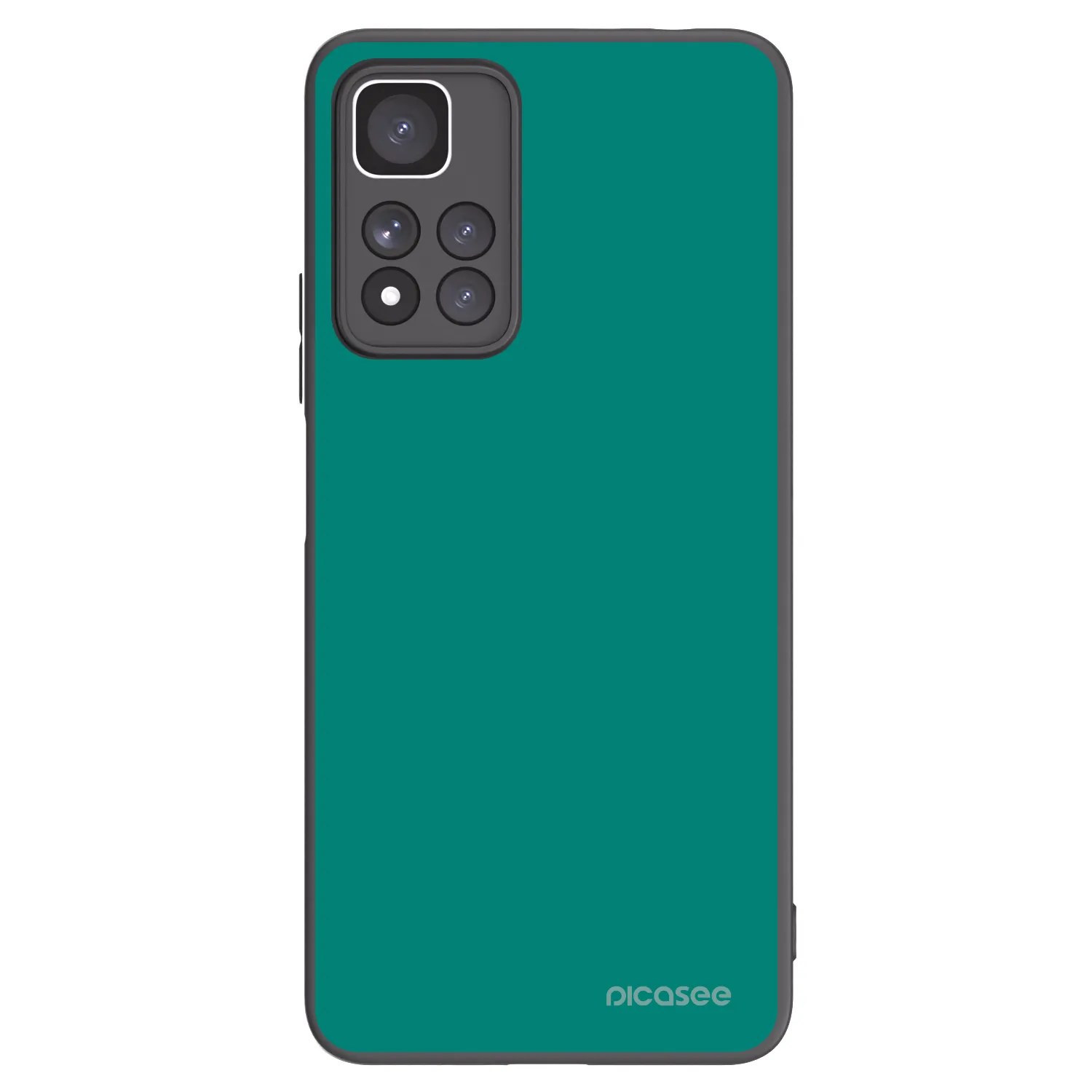 Picasee fekete szilikon tok az alábbi mobiltelefonokra Xiaomi Redmi Note 11 Pro+ 5G - Emerald Mist