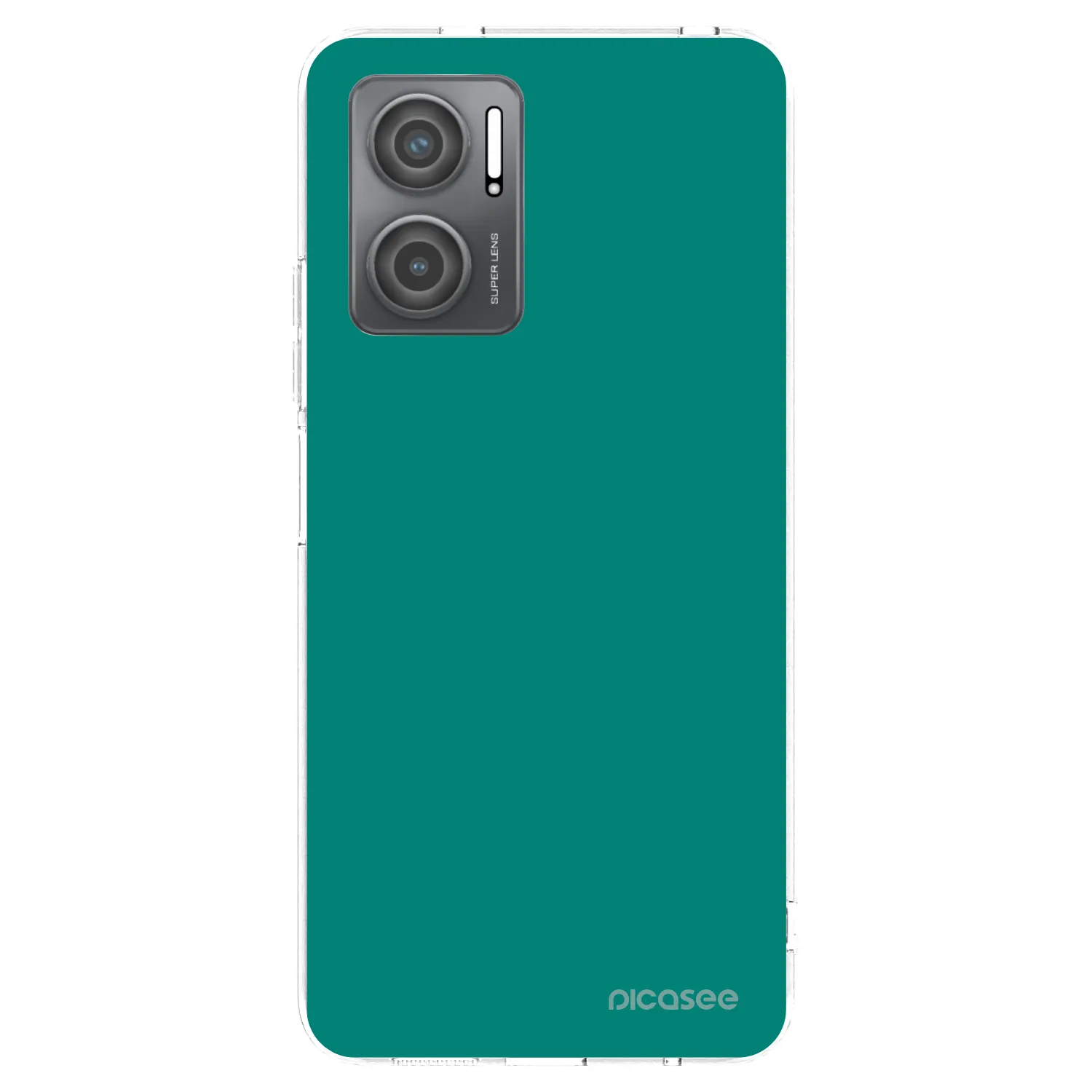 Picasee átlátszó szilikon tok az alábbi mobiltelefonokra Xiaomi Redmi 10 5G - Emerald Mist