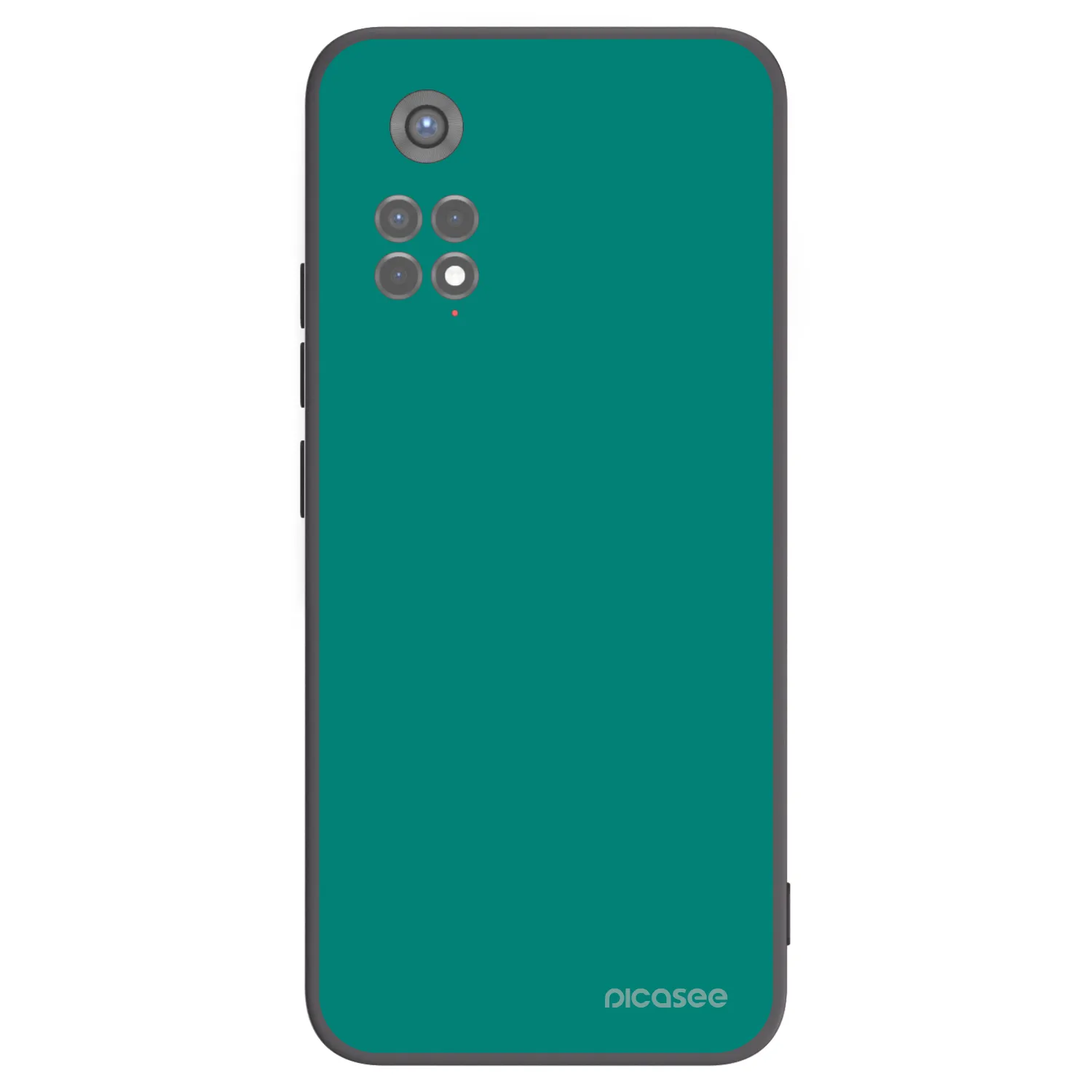 Picasee fekete szilikon tok az alábbi mobiltelefonokra Xiaomi Redmi Note 11S 5G - Emerald Mist